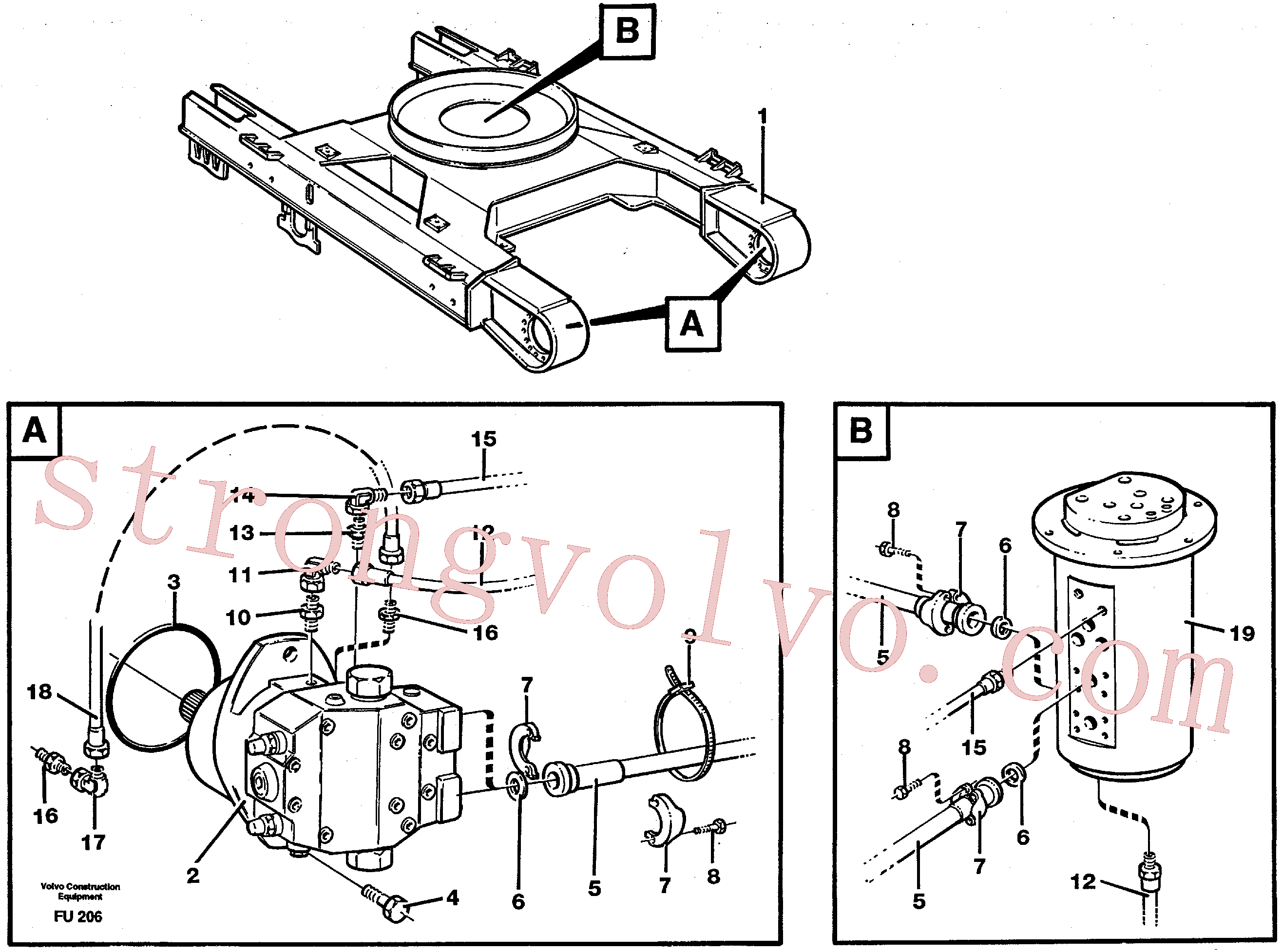 Volvo Montagem VOE14340217 Mangueira hidráulica Acessórios