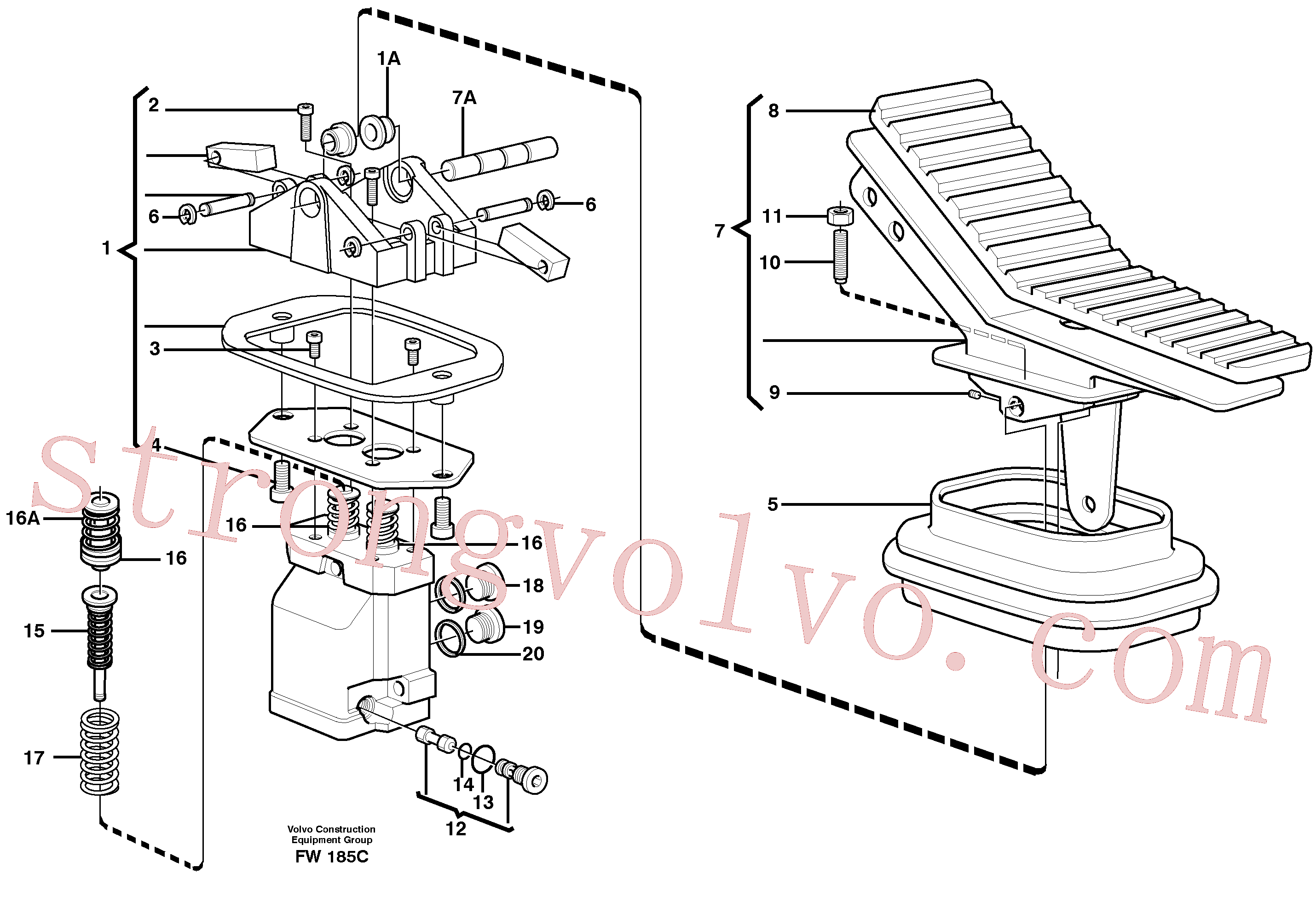 VOE11702898 Volvo(FW185C Montagem)