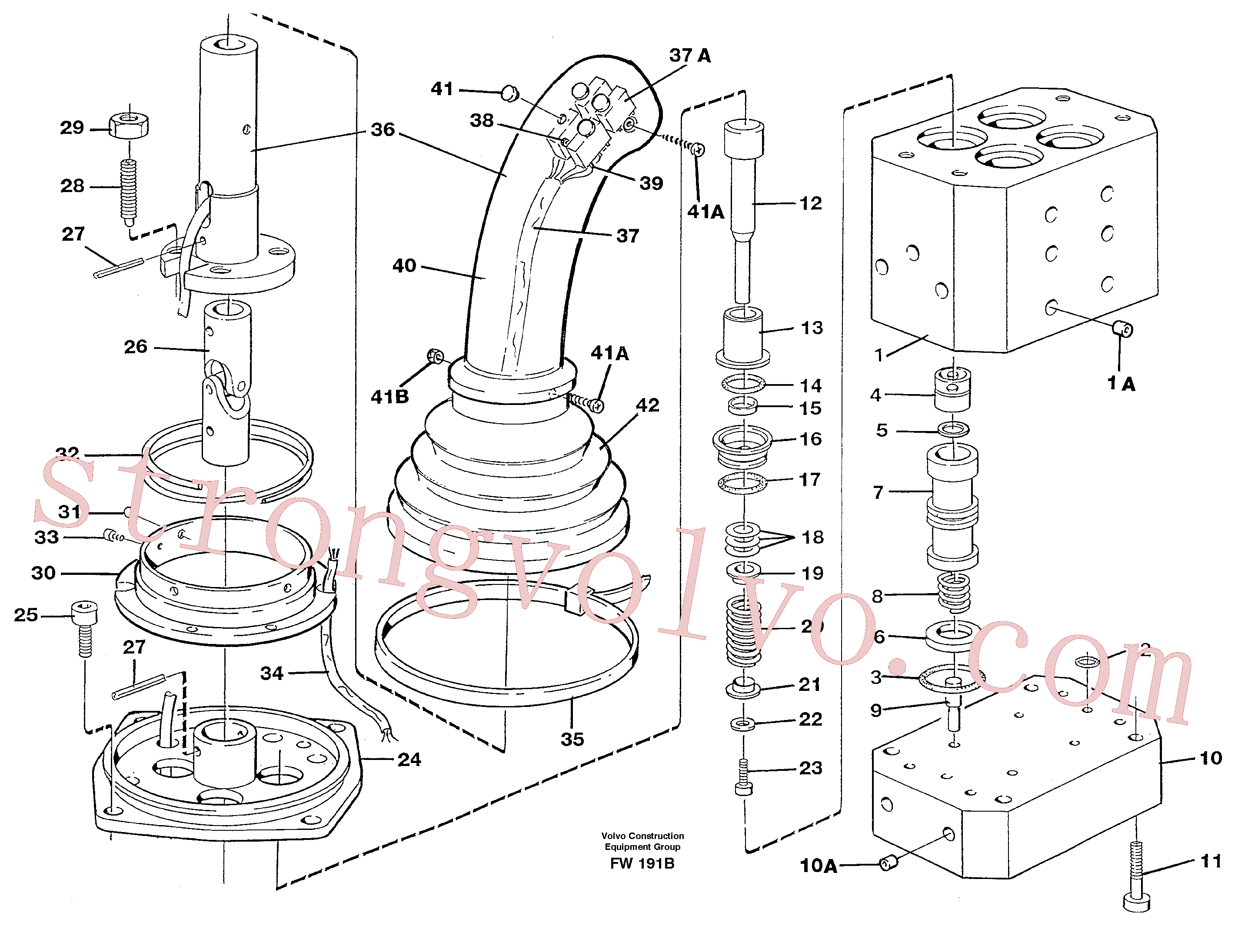 VOE11702882 Volvo Válvula de pressão de controlo(FW191B Montagem)