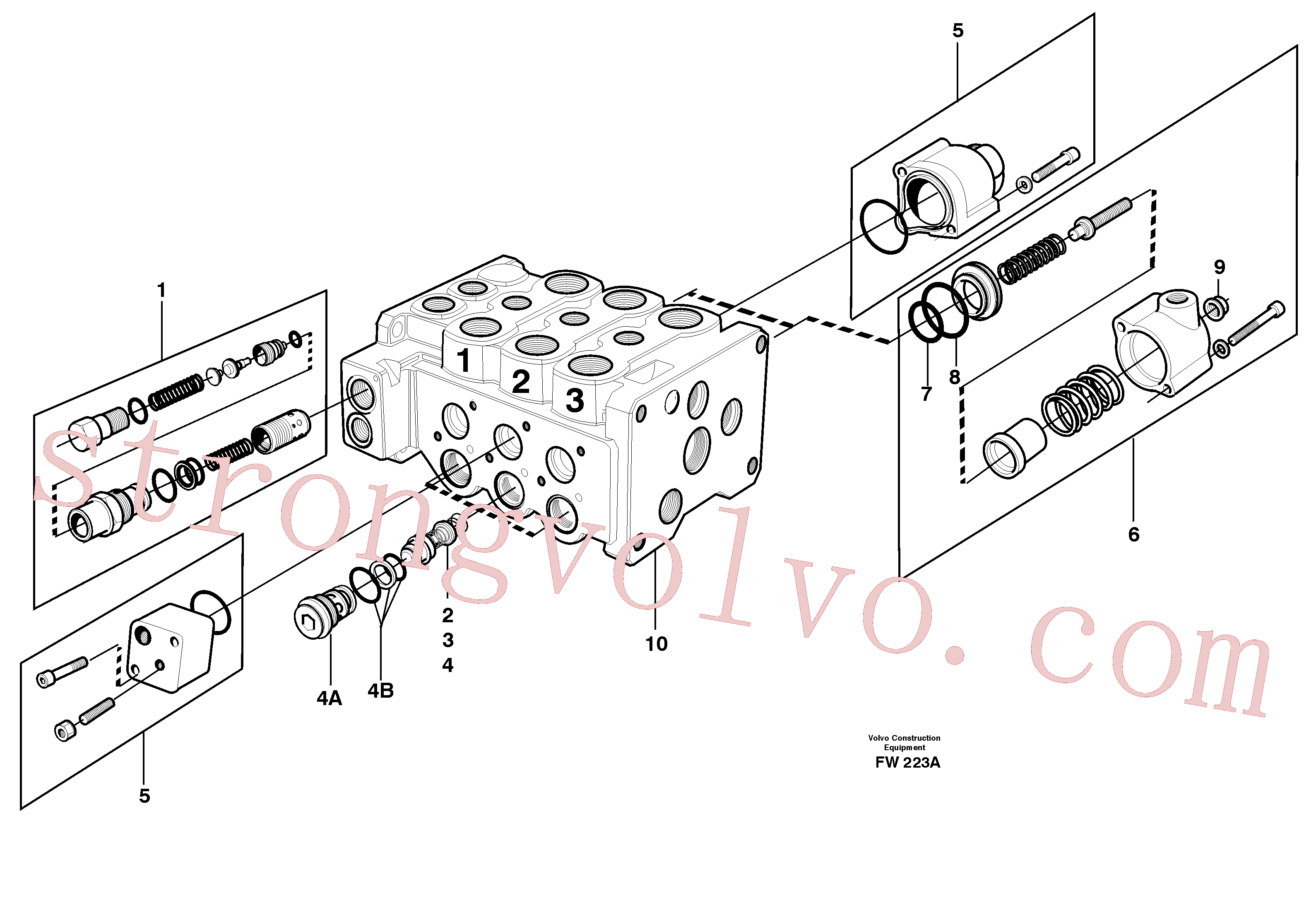 Volvo Montagem VOE11704923 Bujão Acessórios