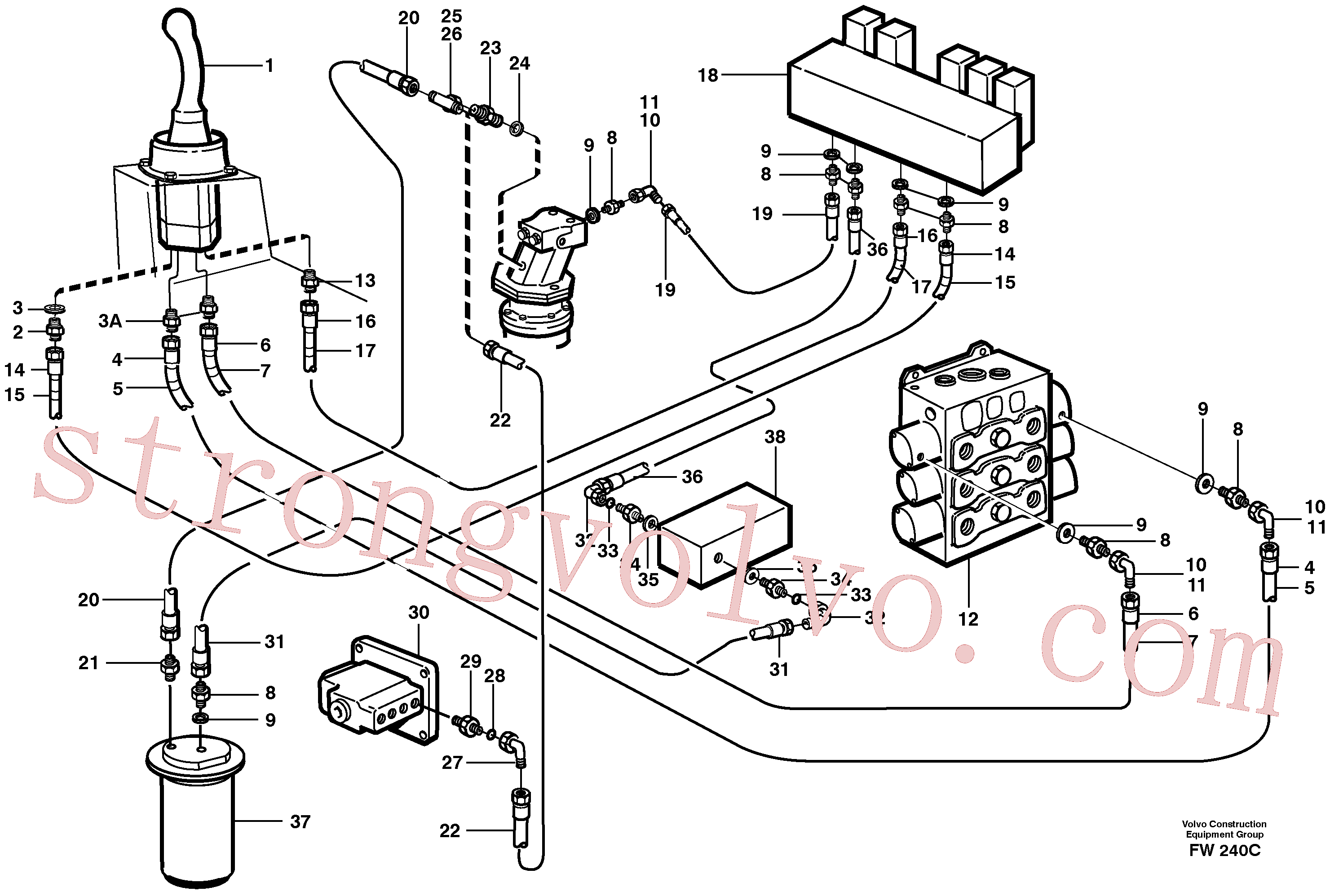 VOE14012395 Volvo(FW240C Montagem)