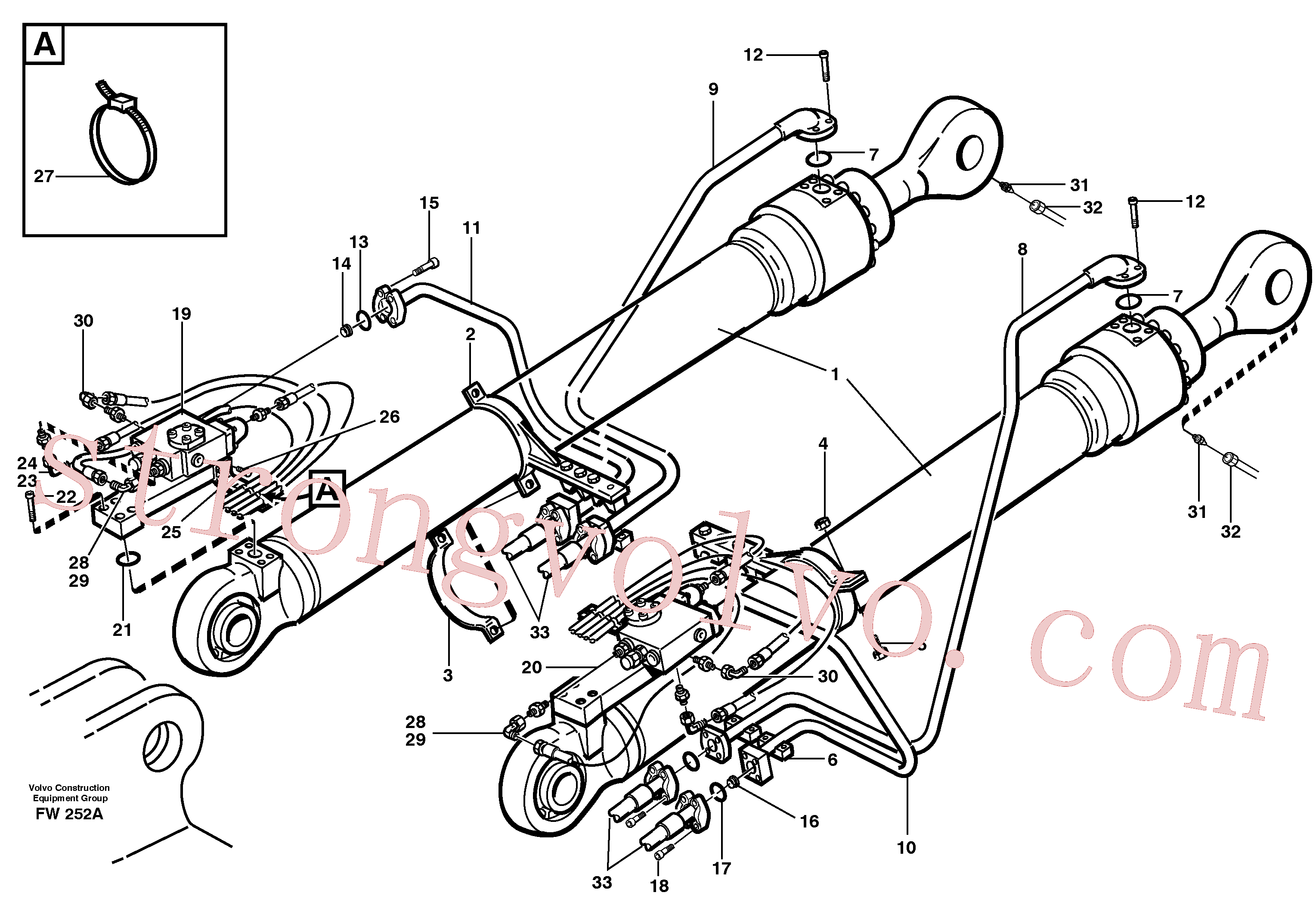 Volvo VOE14340685 Anel Volvo Acessórios para escavadeira