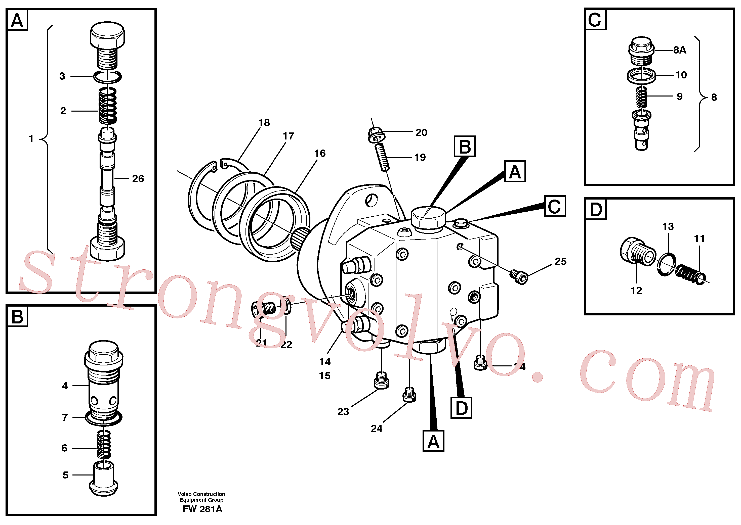 SA8230-29440 Volvo(FW281A Montagem)