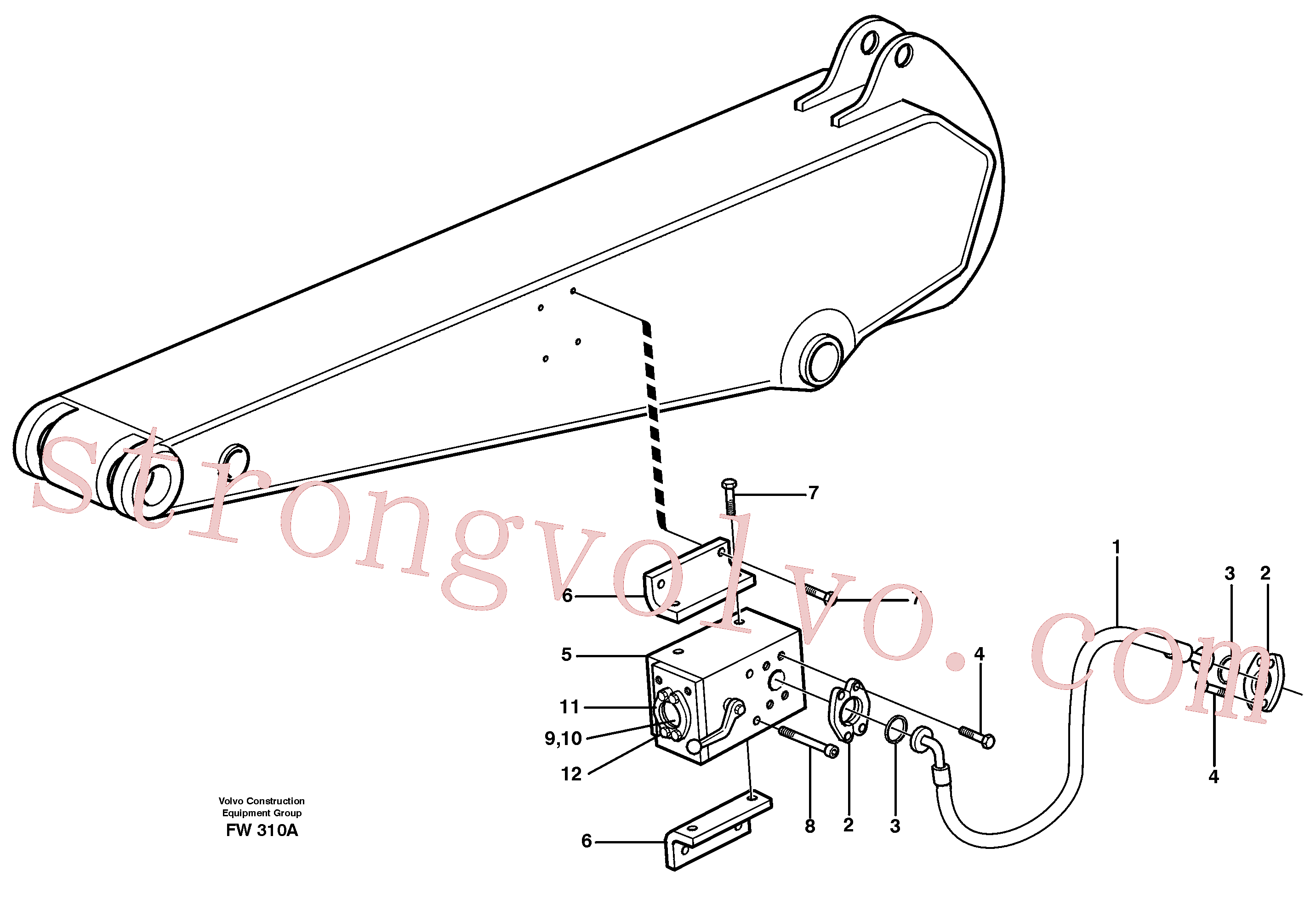 VOE14340164 Volvo(FW310A Montagem)