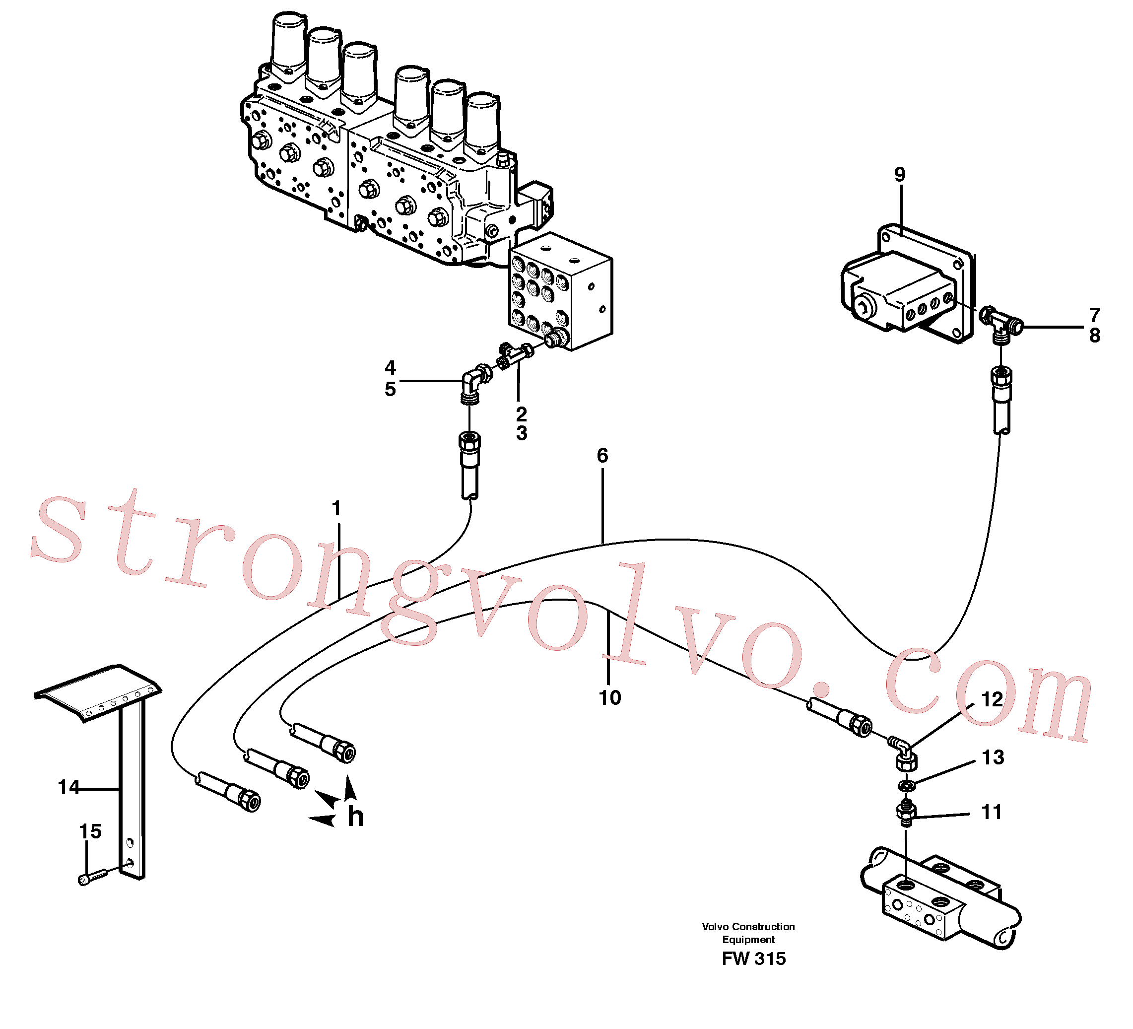VOE14344806 Volvo(FW315 Montagem)