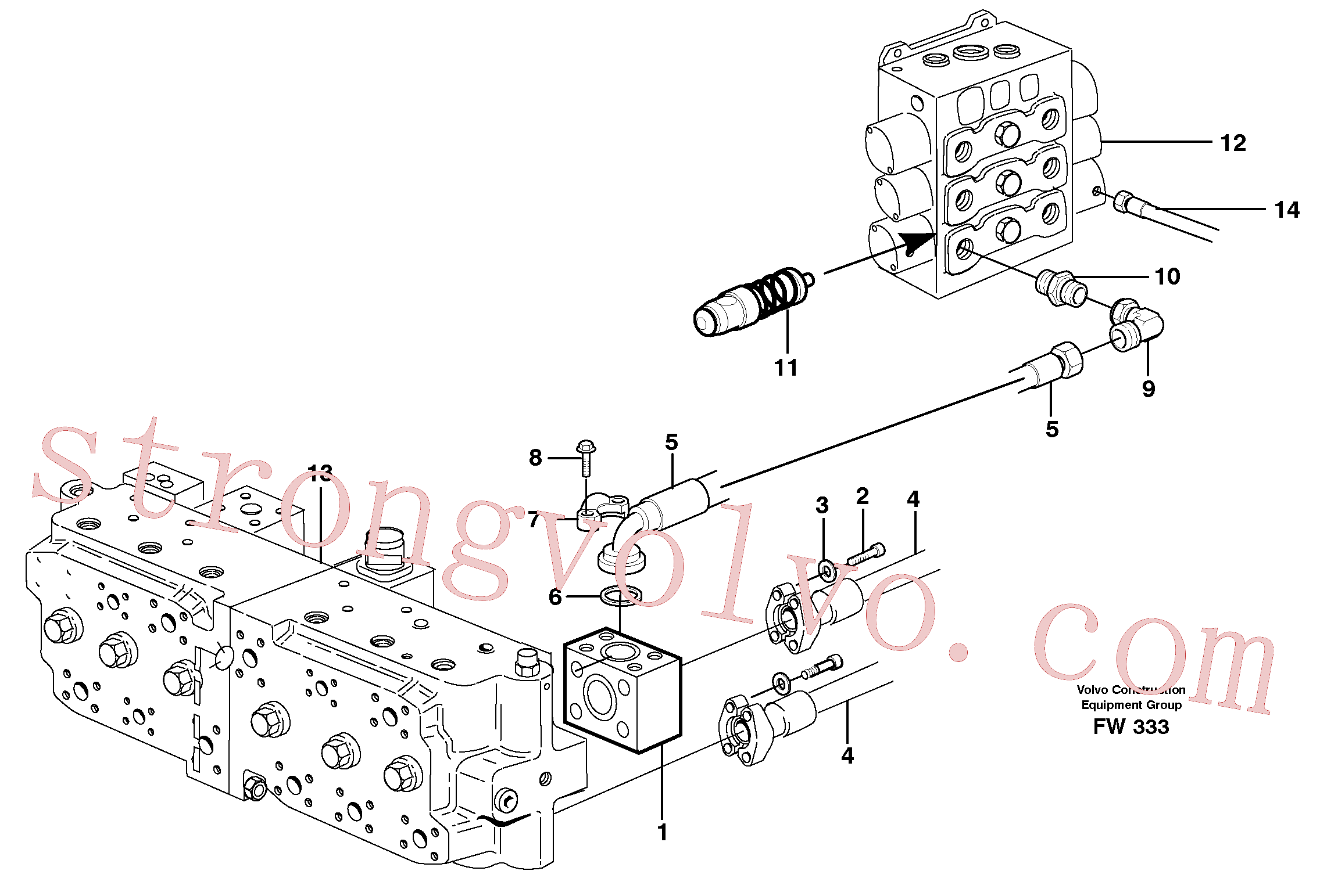 Volvo Montagem VOE14346951 Xtraflex/5000 Acessórios