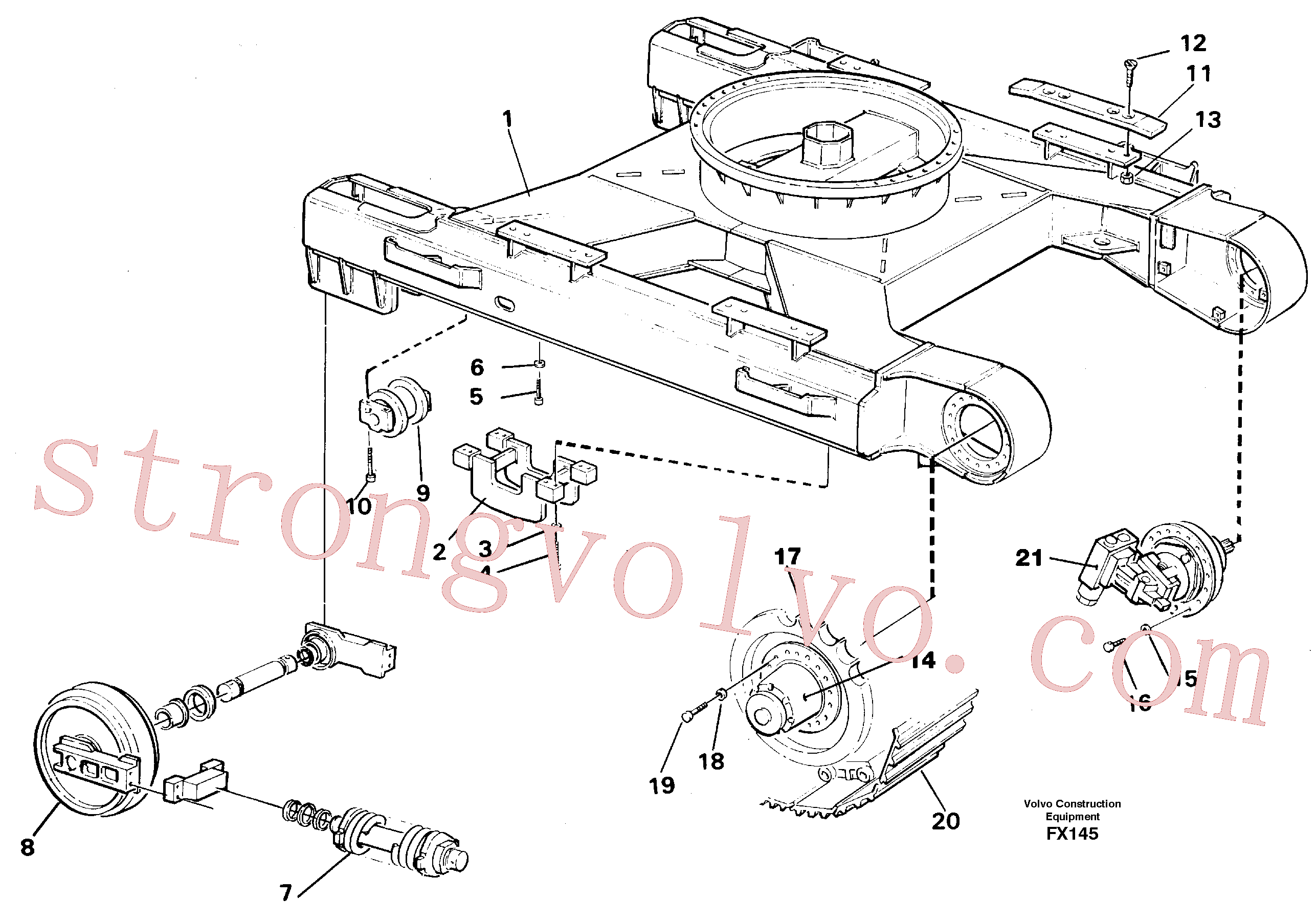 VOE963319 Volvo Substrutura(FX145 Montagem)