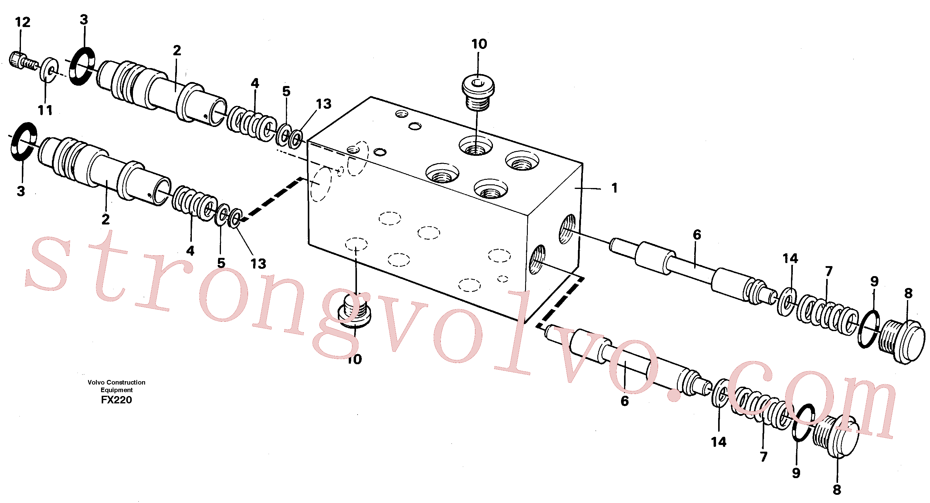 Volvo Montagem VOE14054202 Válvula Acessórios