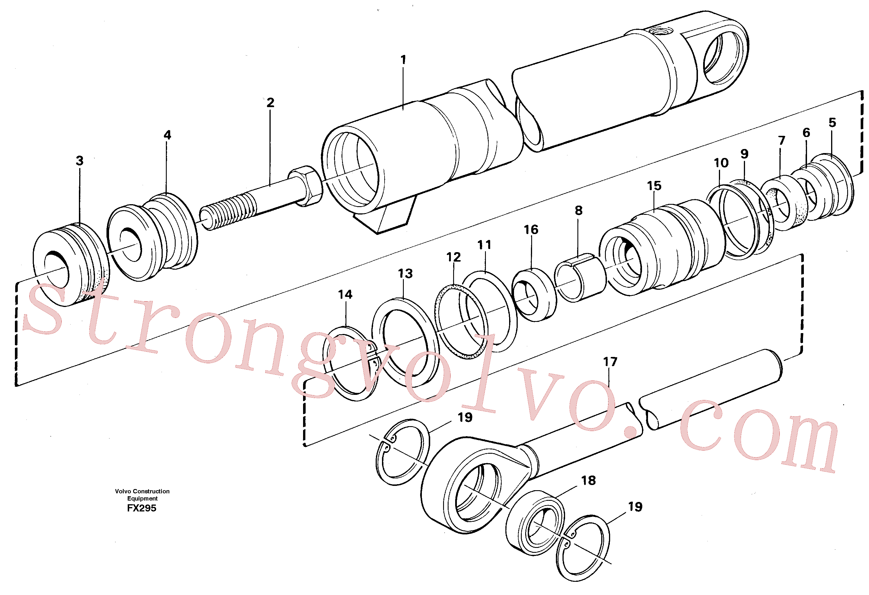 Volvo VOE14251914 Biela Volvo Acessórios para escavadeira