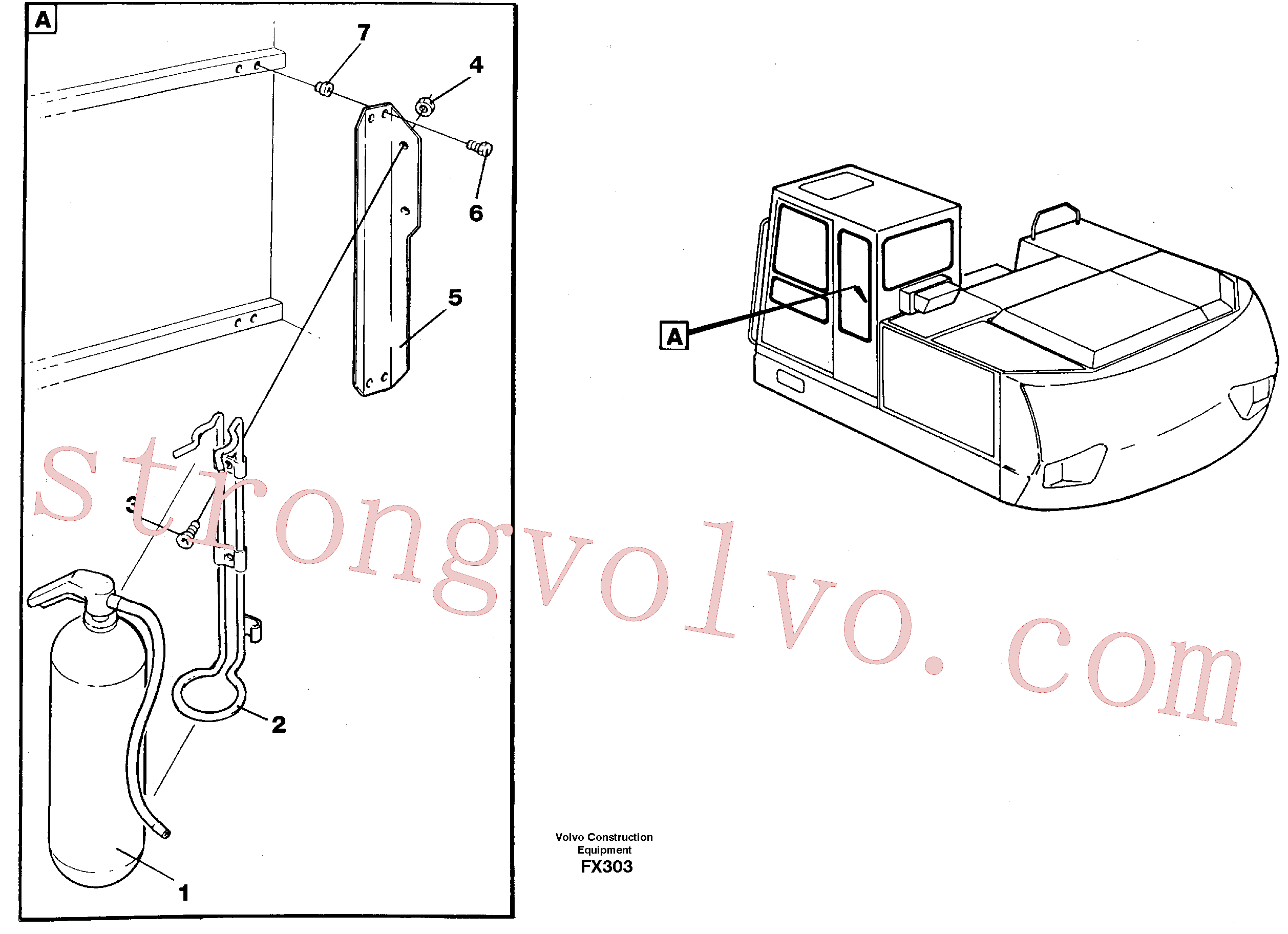 China Made VOE14248861 Fext Kit Volvo Acessórios para escavadeira