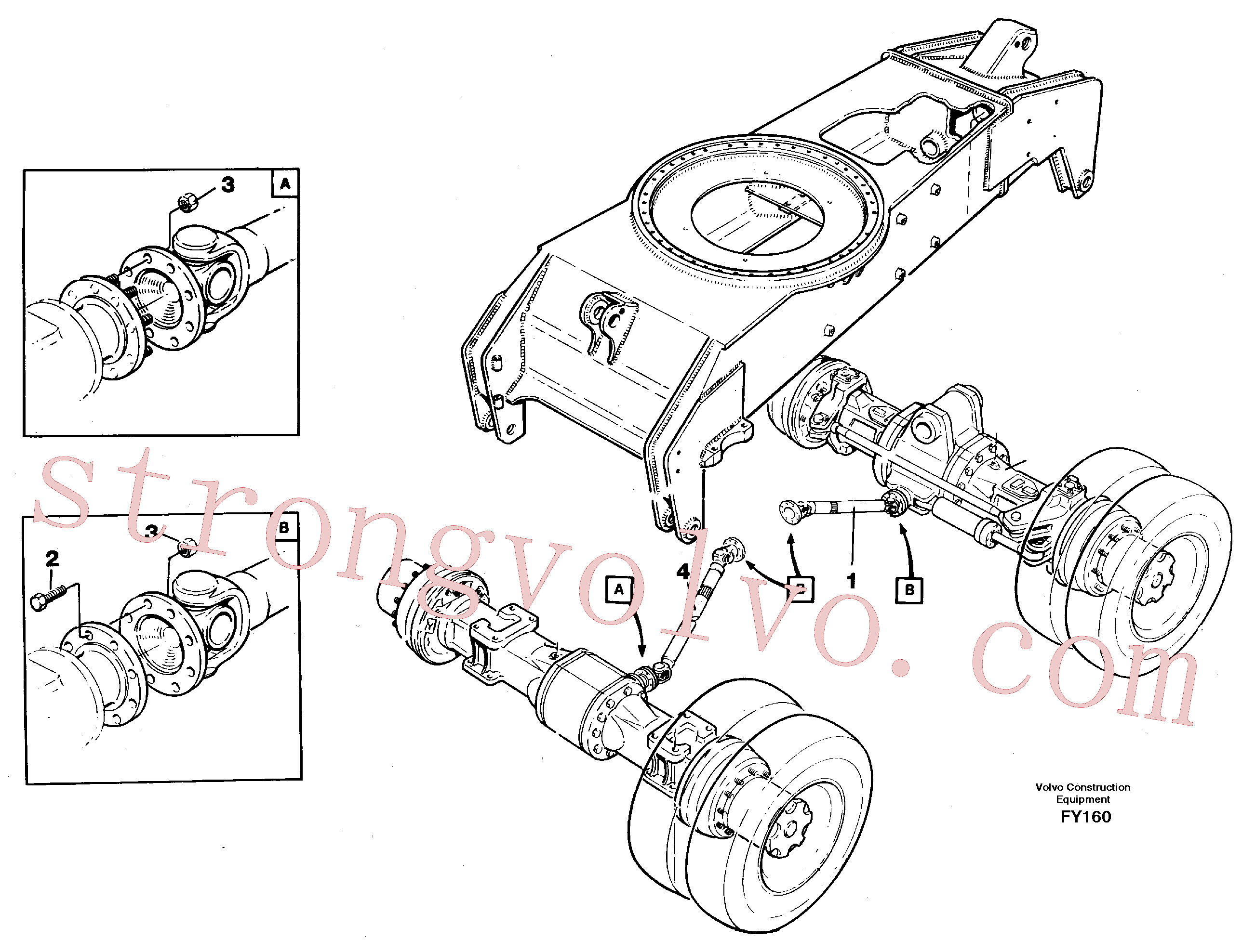 VOE14025701 Volvo Veios propulsores com acessórios(FY160 Montagem)