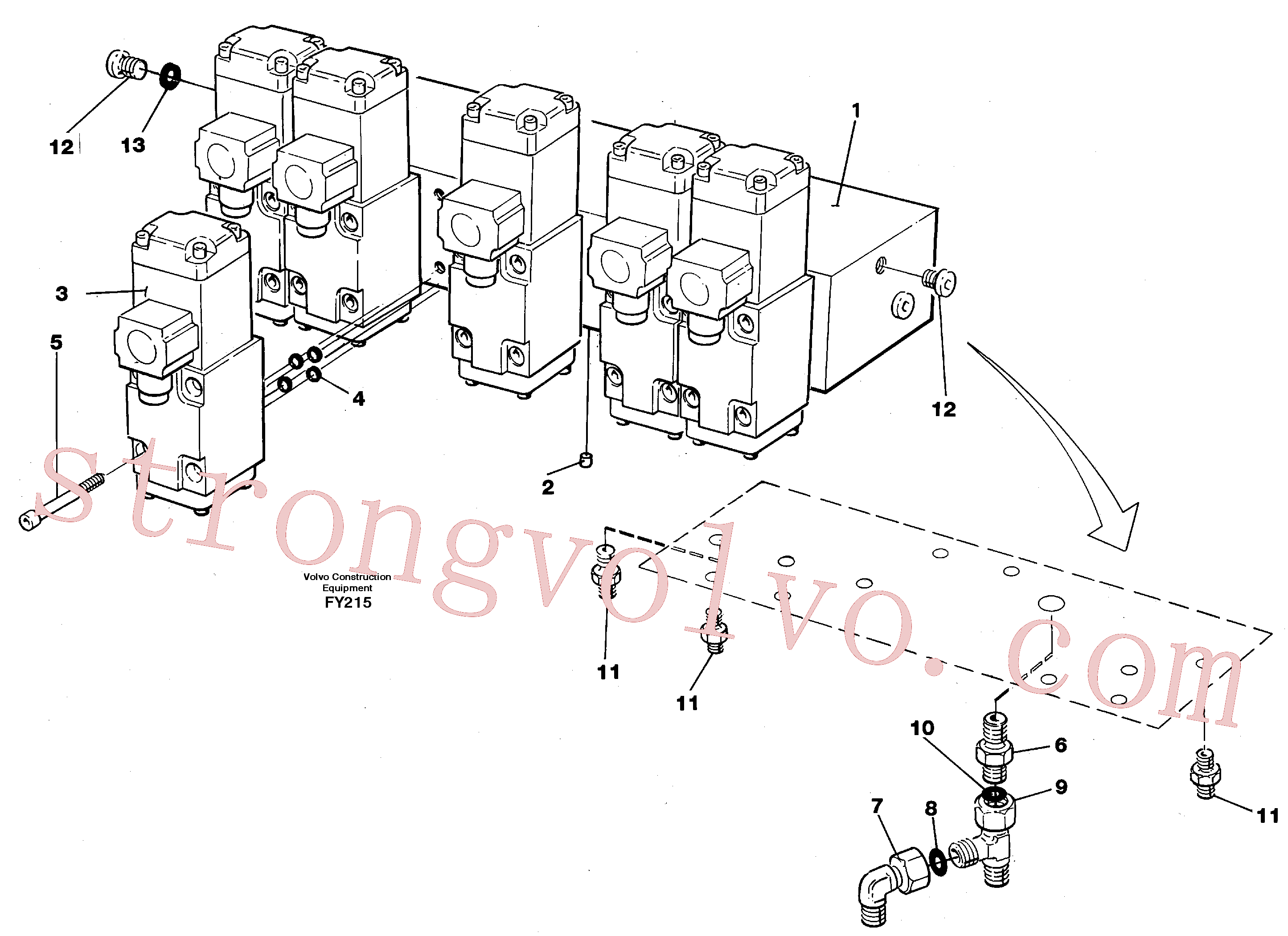 VOE14012395 Volvo(FY215 Montagem)