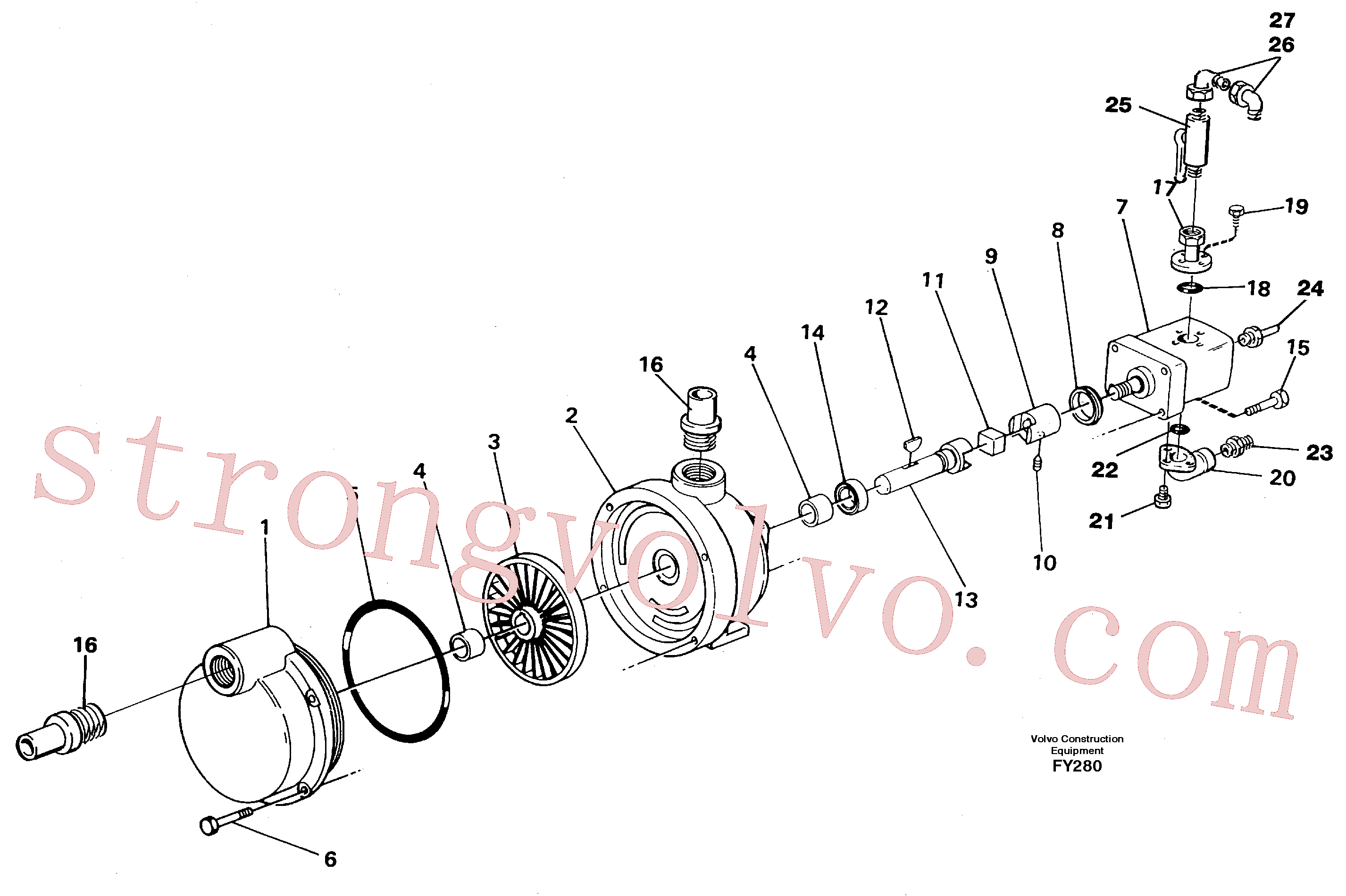China Made VOE14237426 Niple Volvo Acessórios para escavadeira