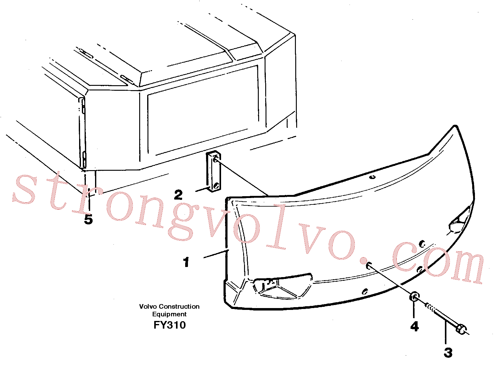 VOE14015140 Volvo Contrapesos(FY310 Montagem)