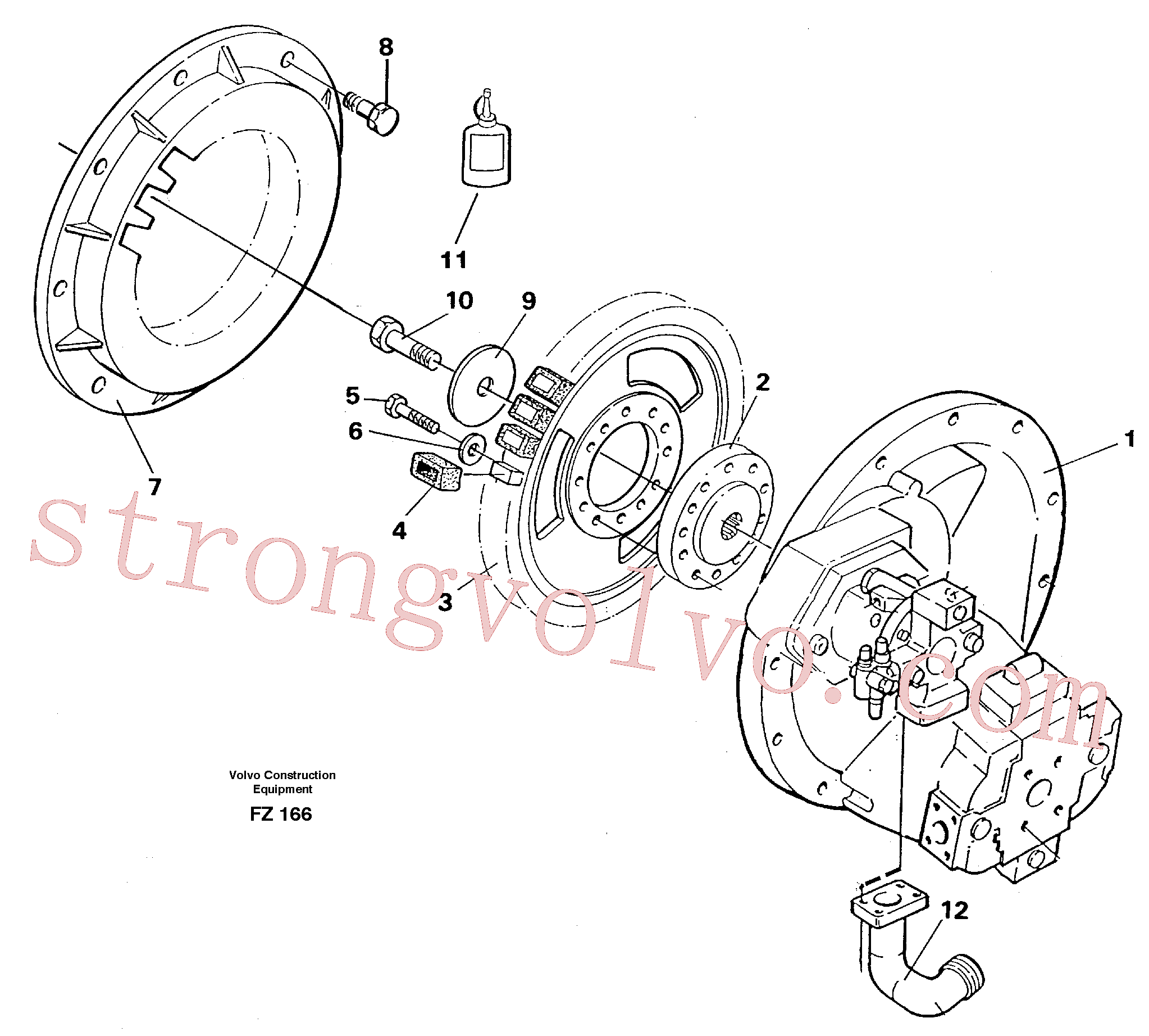 VOE14268100 Volvo(FZ166 Montagem)