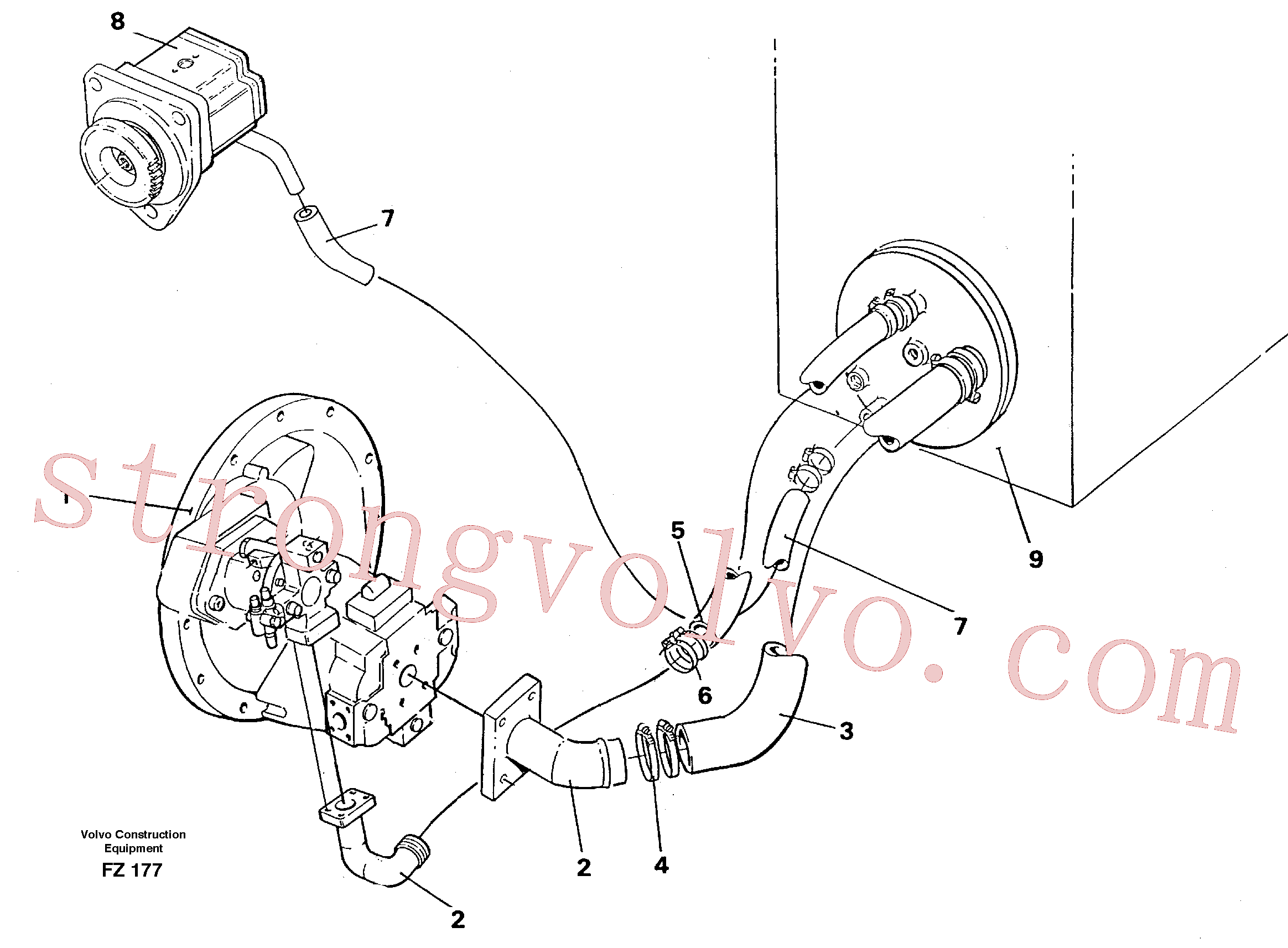 VOE14053036 Volvo(FZ177 Montagem)