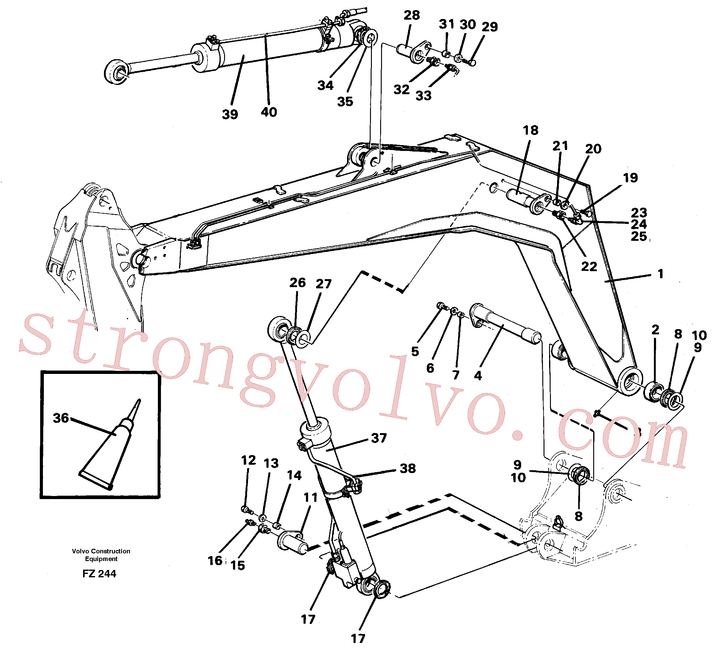 VOE14250430 Volvo(FZ244 Montagem)