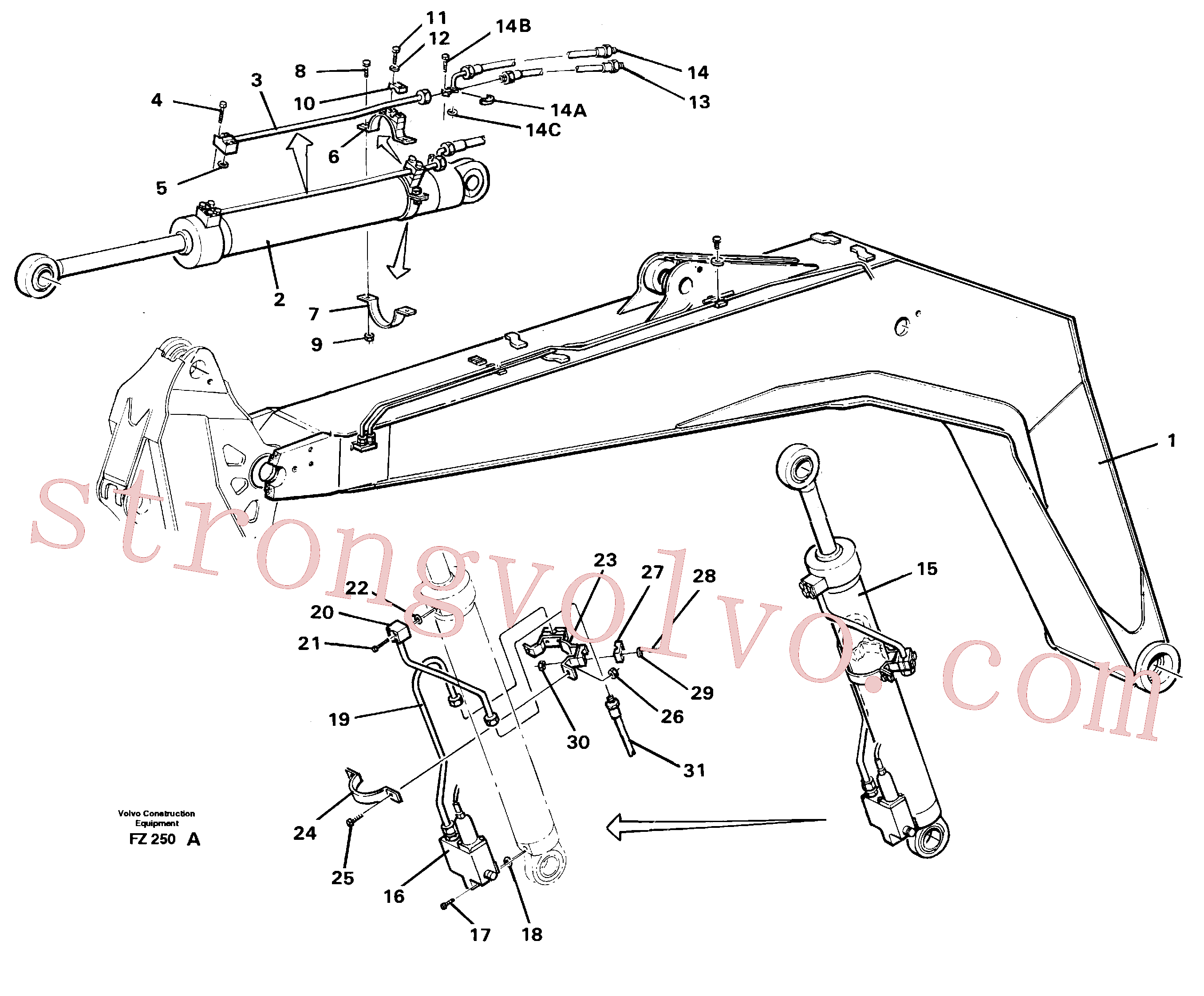 VOE14053586 Volvo(FZ250A Montagem)