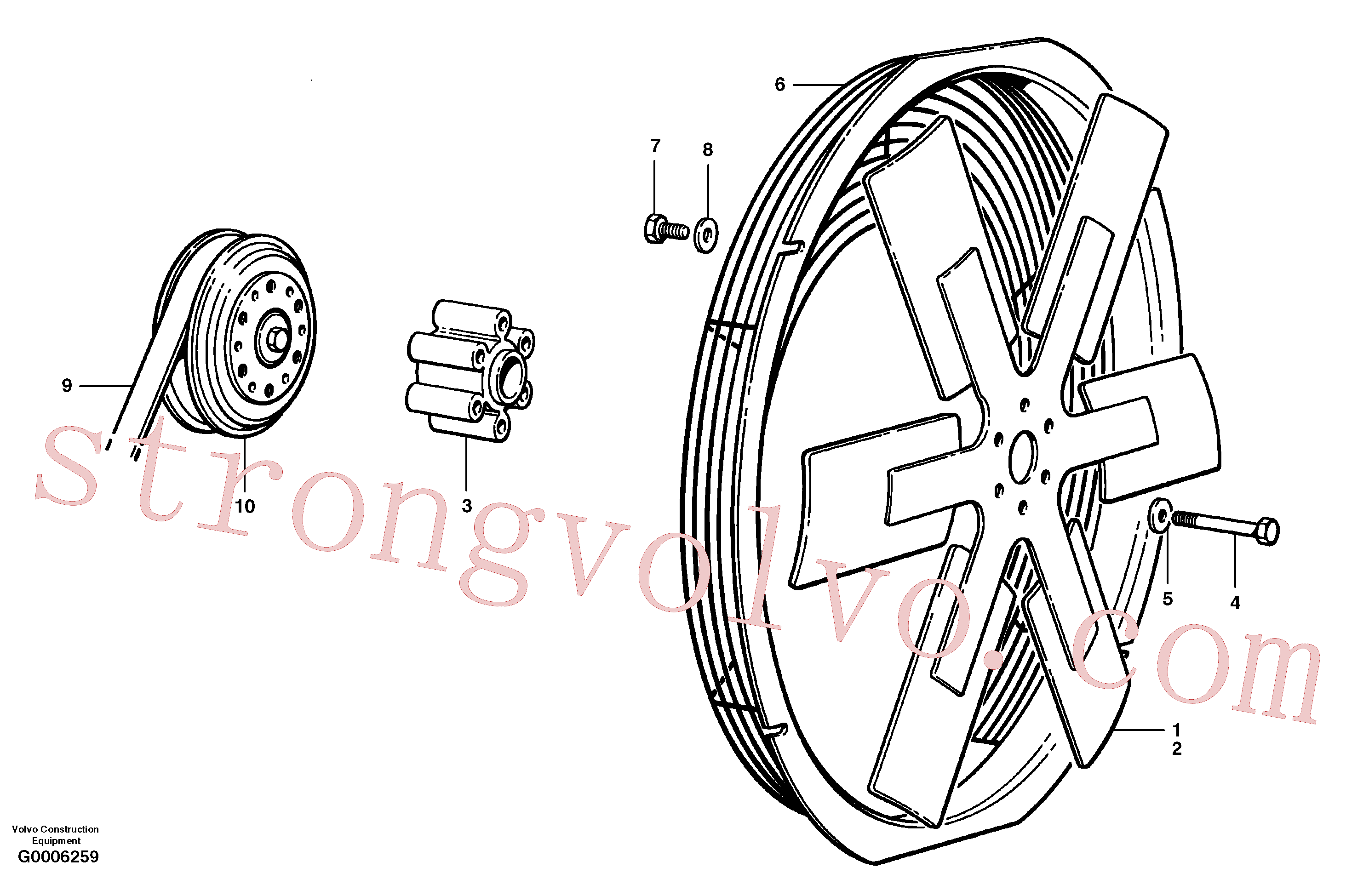 CH50A-0608ZI Volvo(G0006259 Montagem)