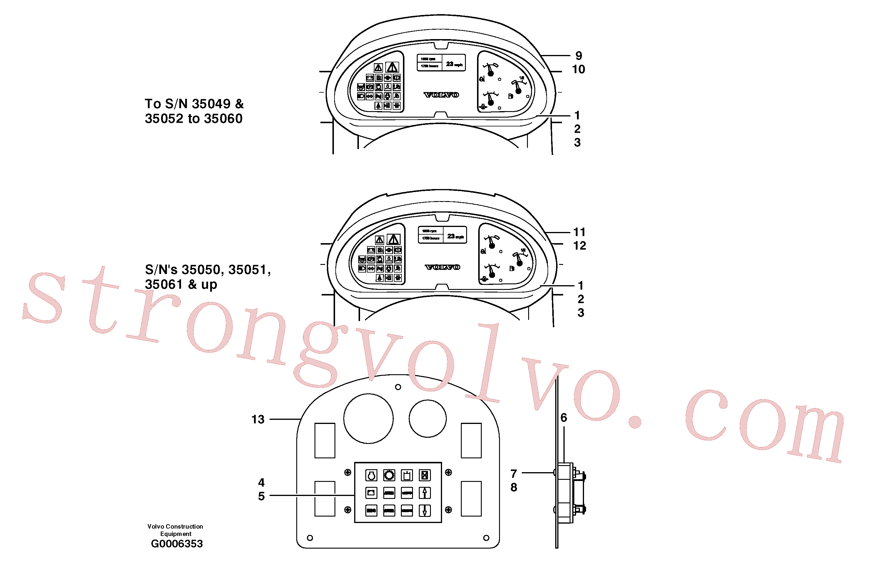 VOE13972081 Volvo Unidade do visor e Contronic(G0006353 Montagem)