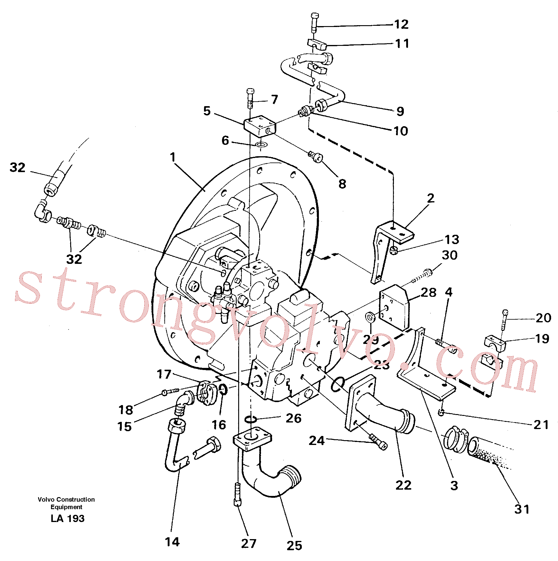 Atacado VOE14267688 Junction Volvo escavadeira