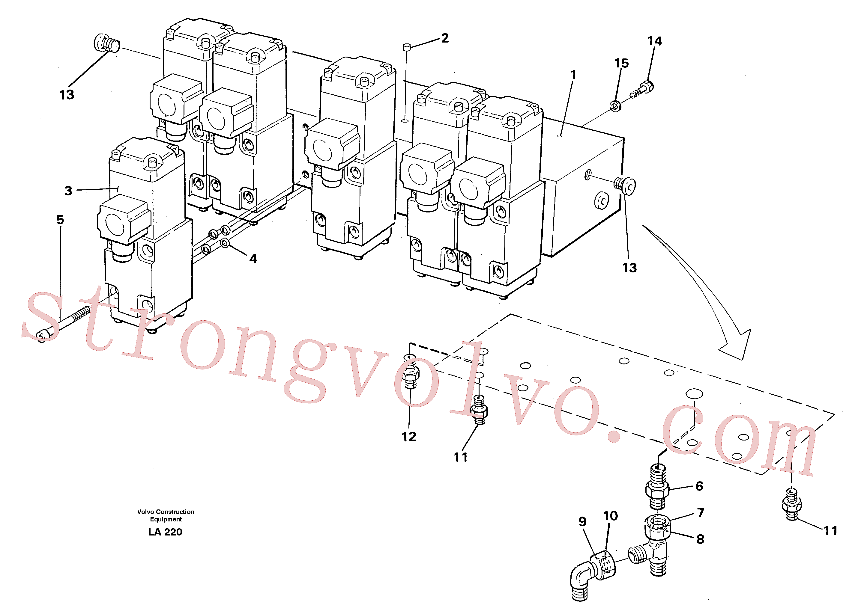 VOE14250884 Volvo(LA220 Montagem)