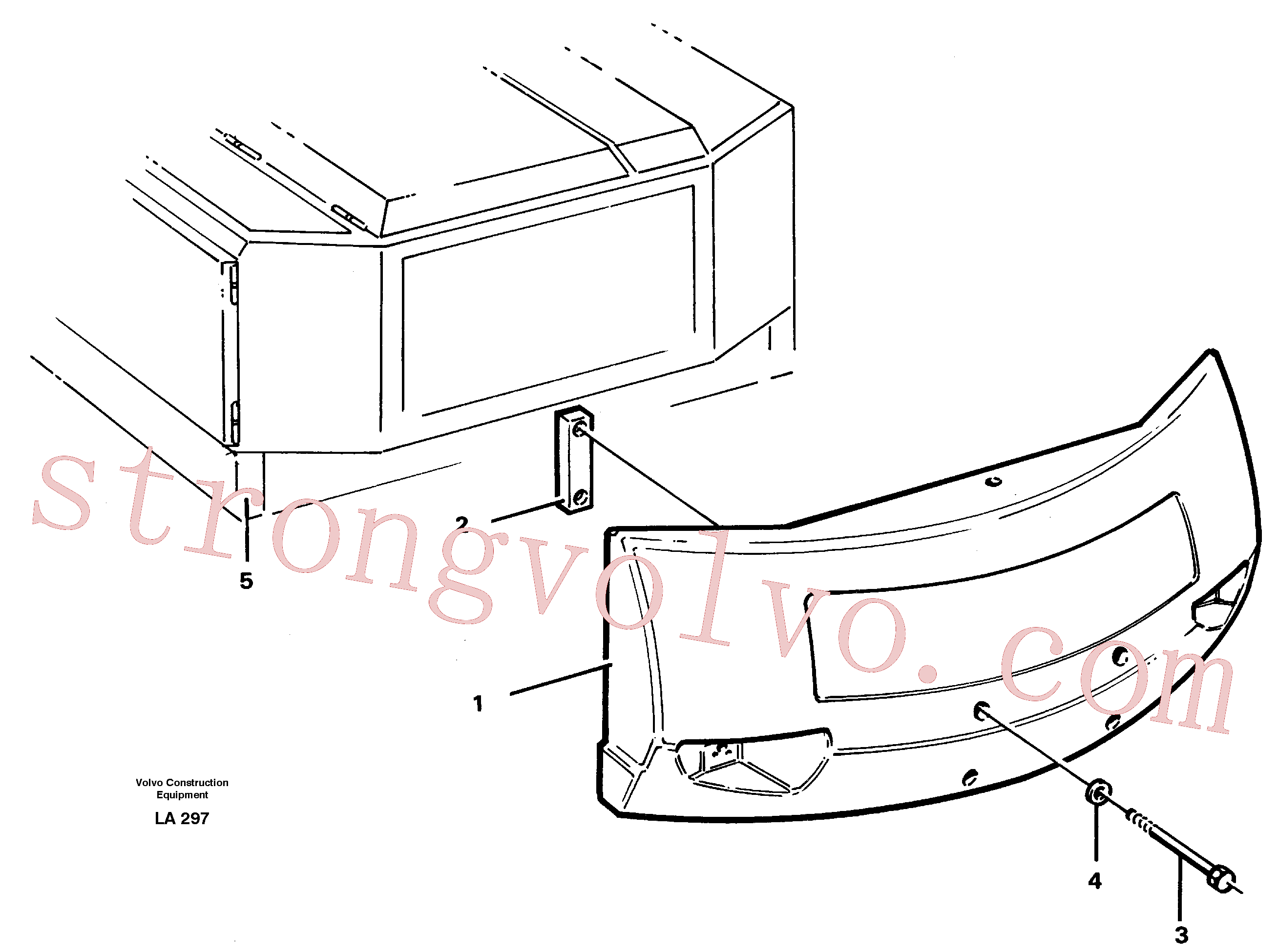 VOE14015140 Volvo Contrapesos(LA297 Montagem)