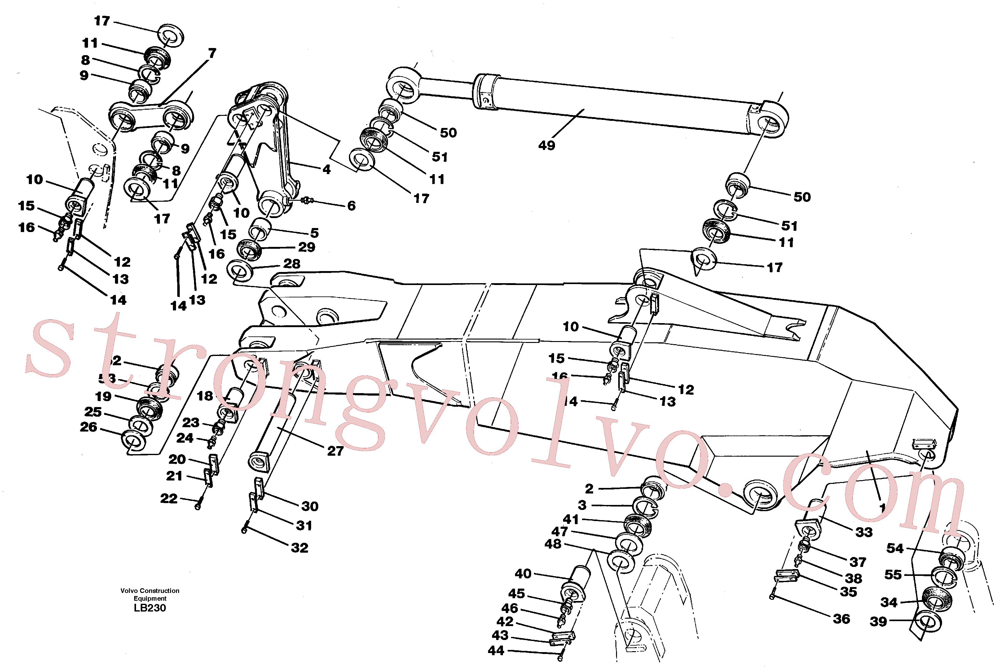 Volvo Montagem VOE14042987 Espaçador Acessórios