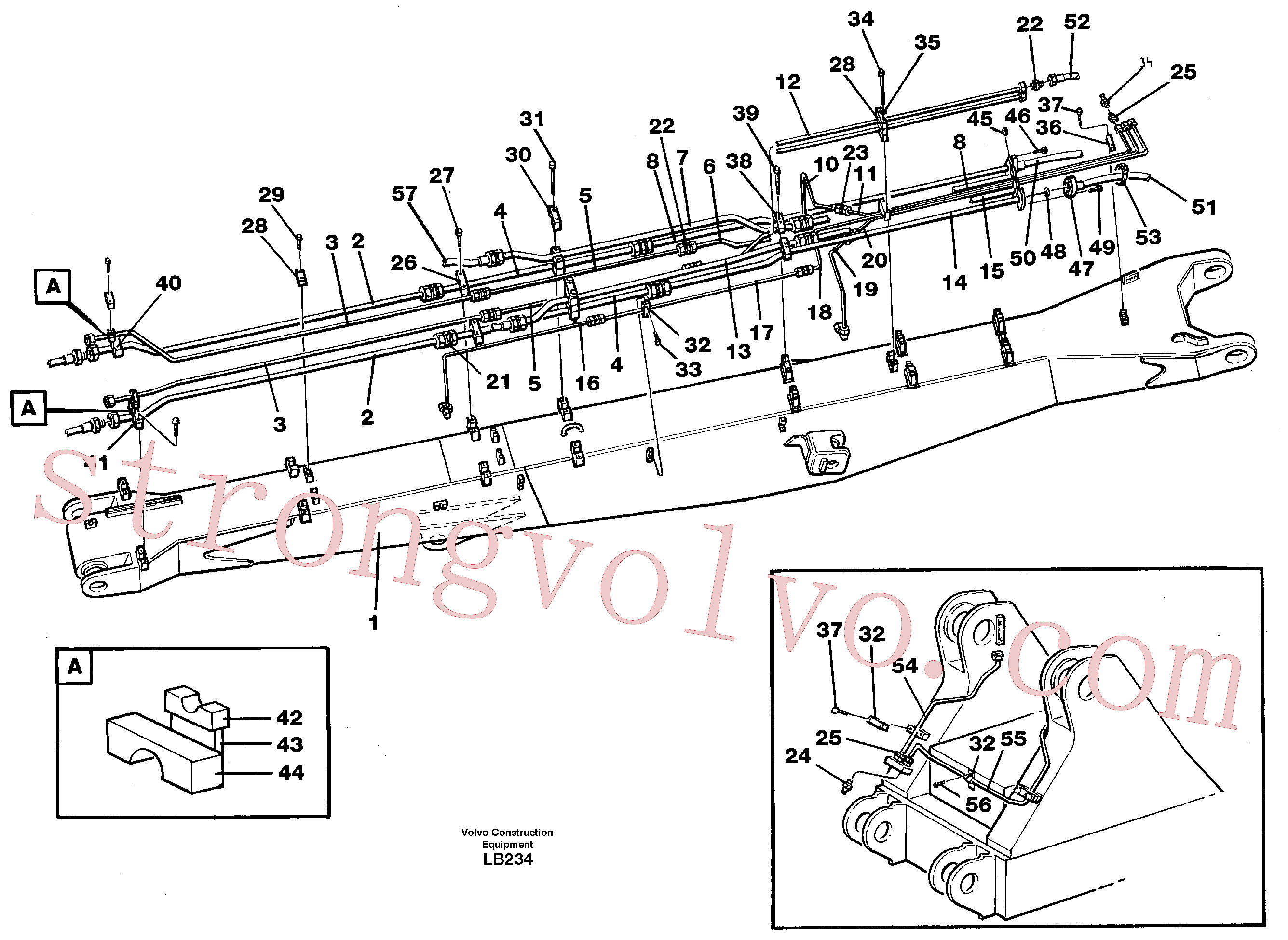 Atacado VOE14271685 Plate Volvo escavadeira