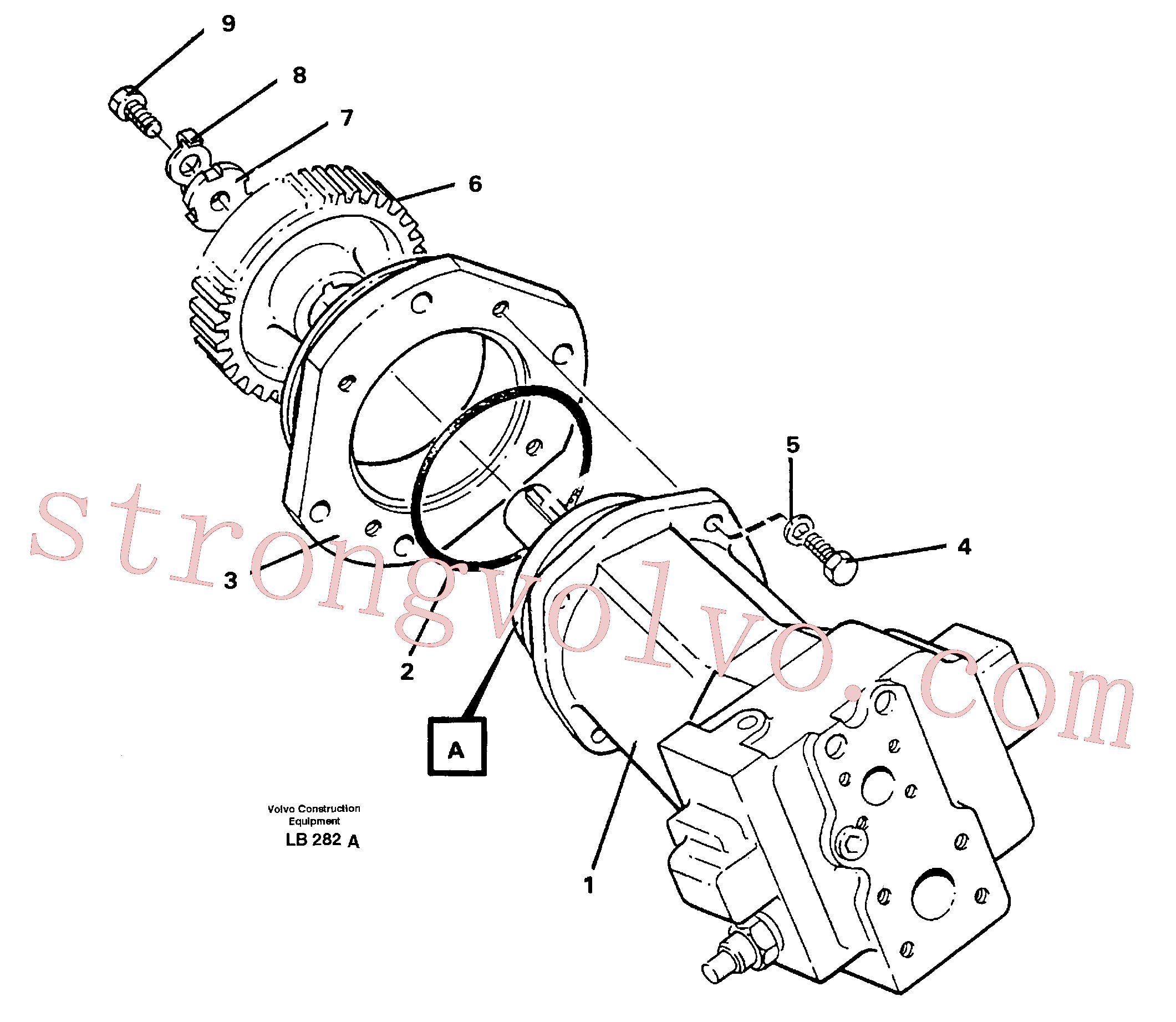 Volvo Montagem VOE925267 Anel-o Acessórios