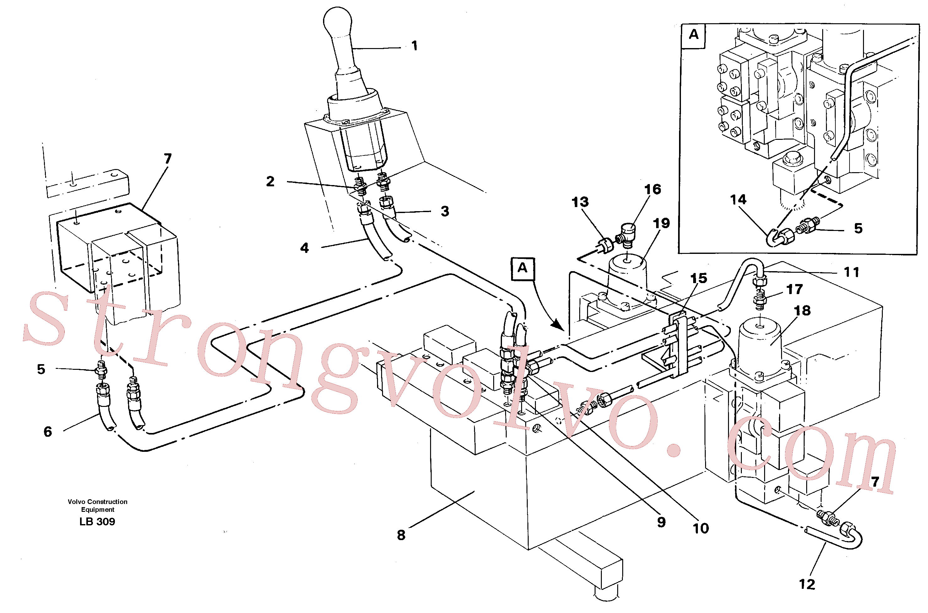 Volvo Montagem VOE14259606 Niple Acessórios