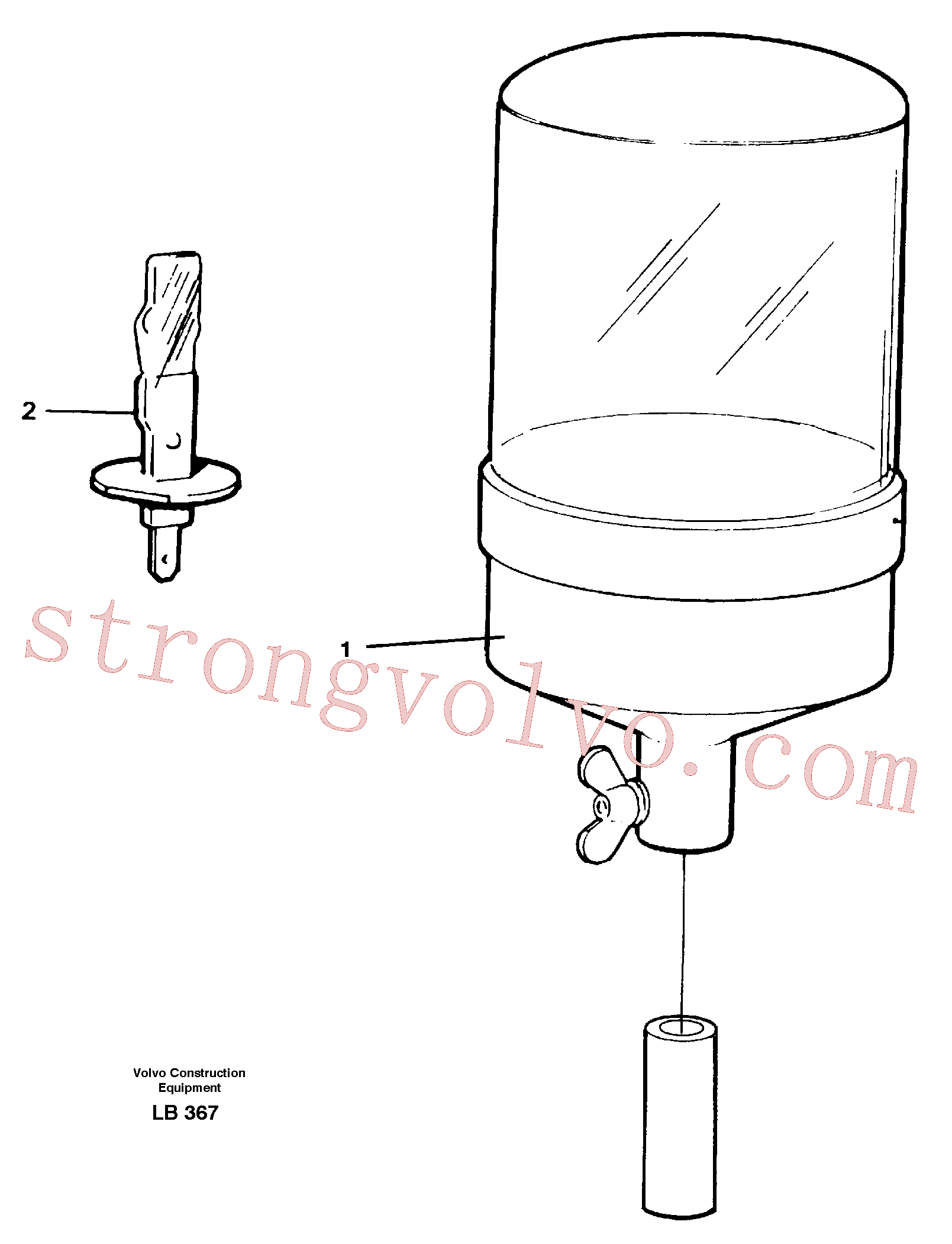 VOE14214374 Volvo Farol rotativo(LB367 Montagem)