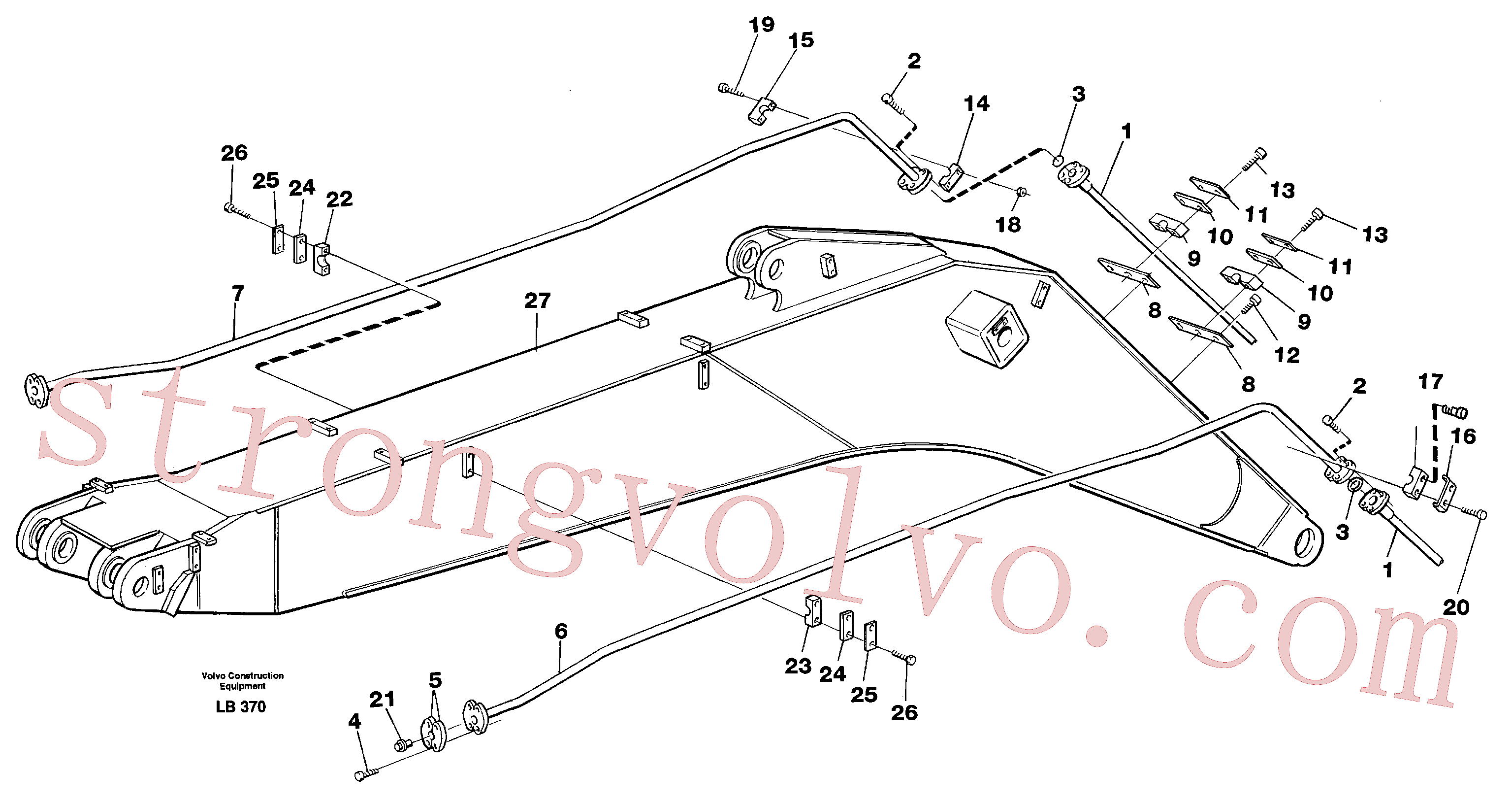 Atacado VOE14310000 Parafuso Volvo escavadeira