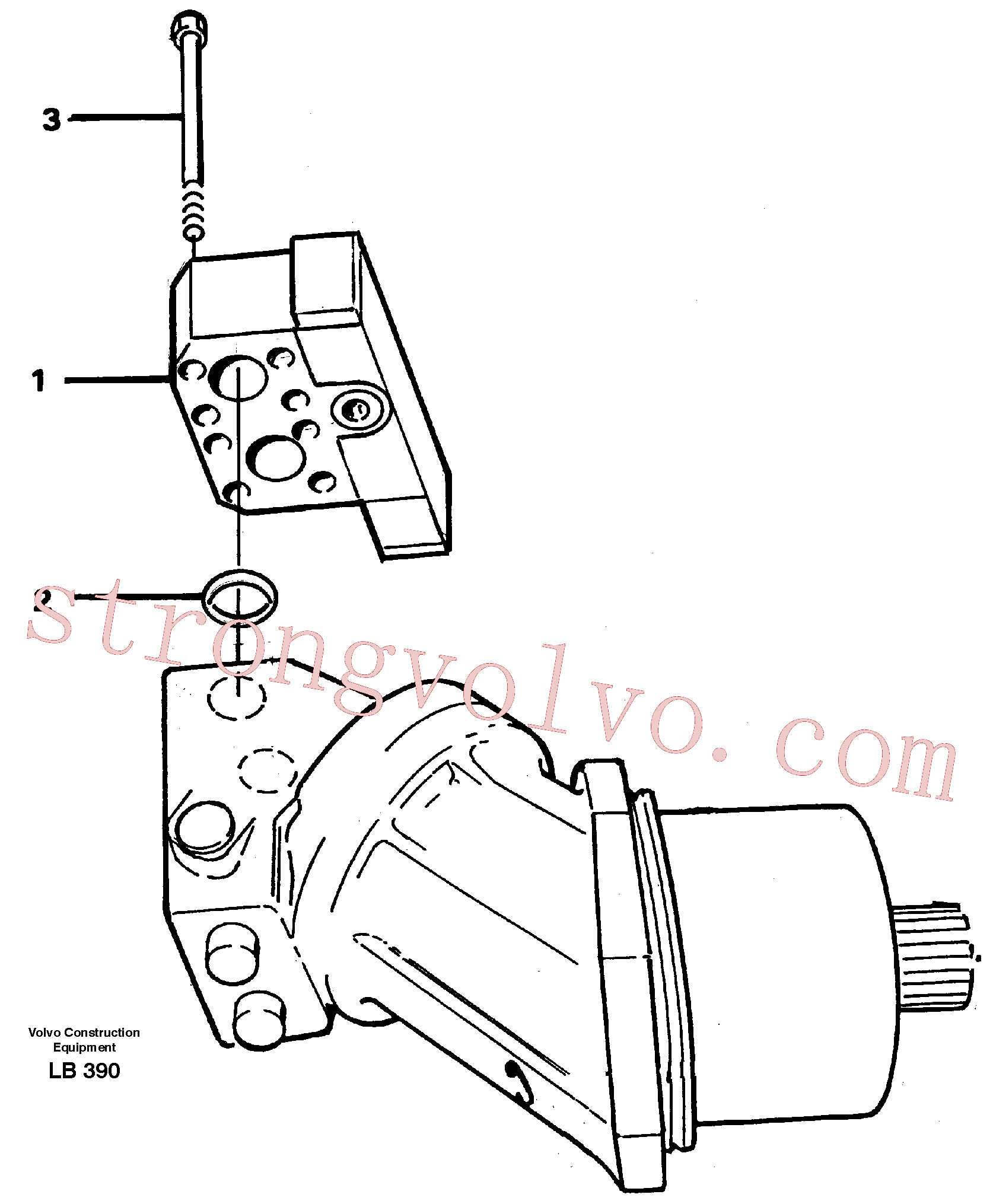 Volvo Montagem VOE14343766 Válvula de freio Acessórios
