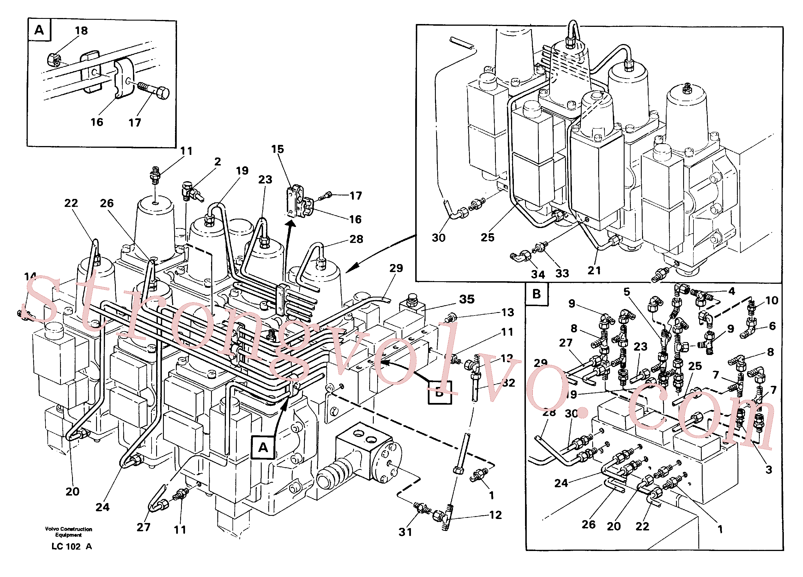 VOE14216050 Volvo(LC102A Montagem)