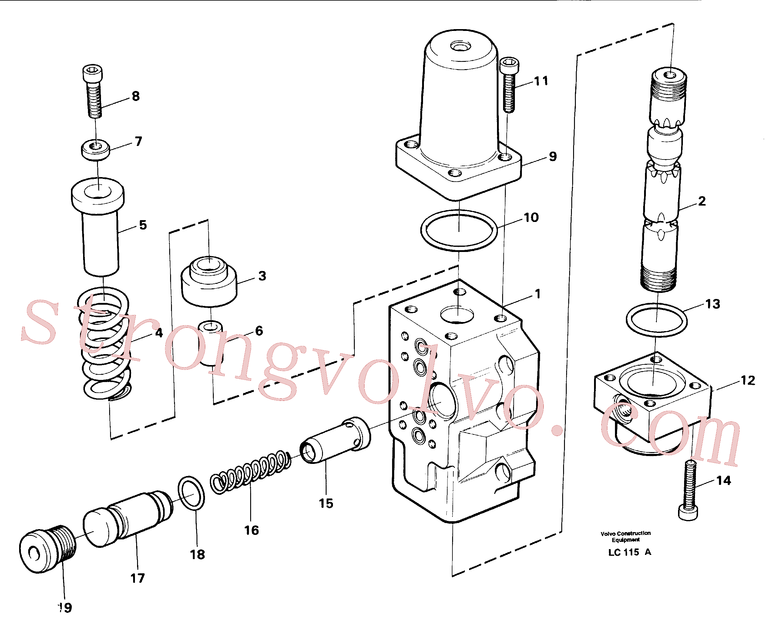 VOE14249280 Volvo(LC115A Montagem)