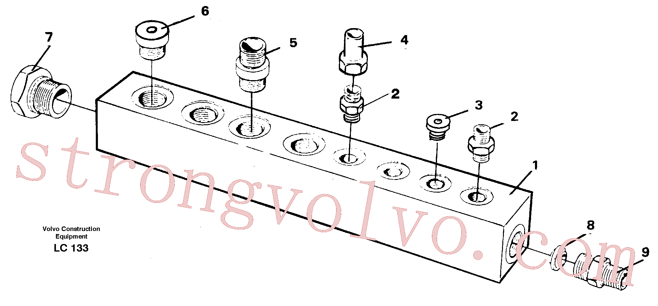 VOE14253004 Volvo(LC133 Montagem)