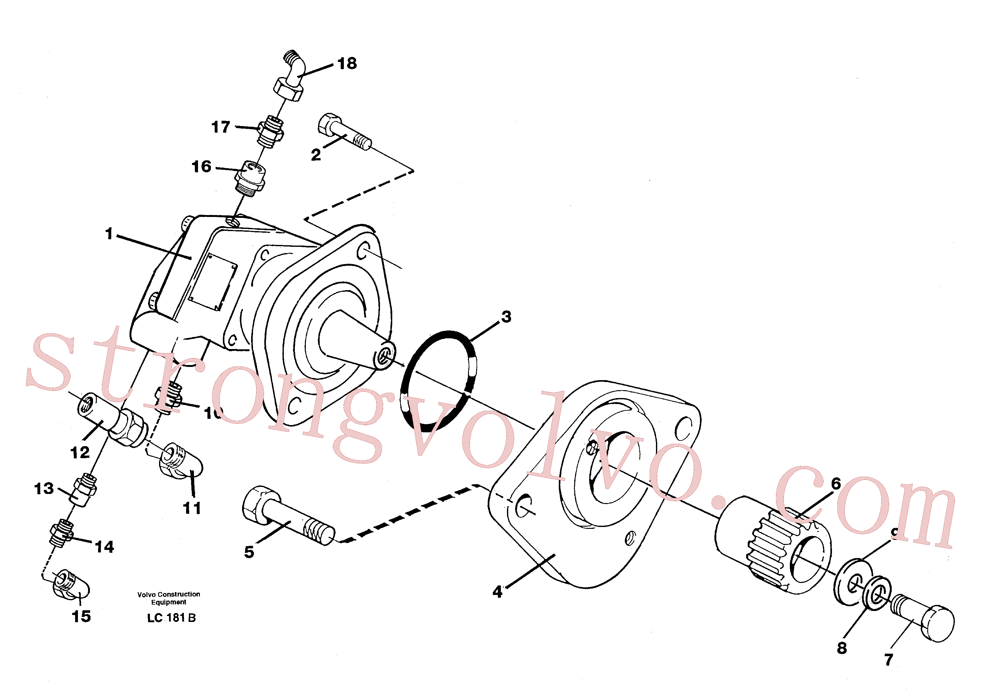 VOE14012516 Volvo(LC181B Montagem)