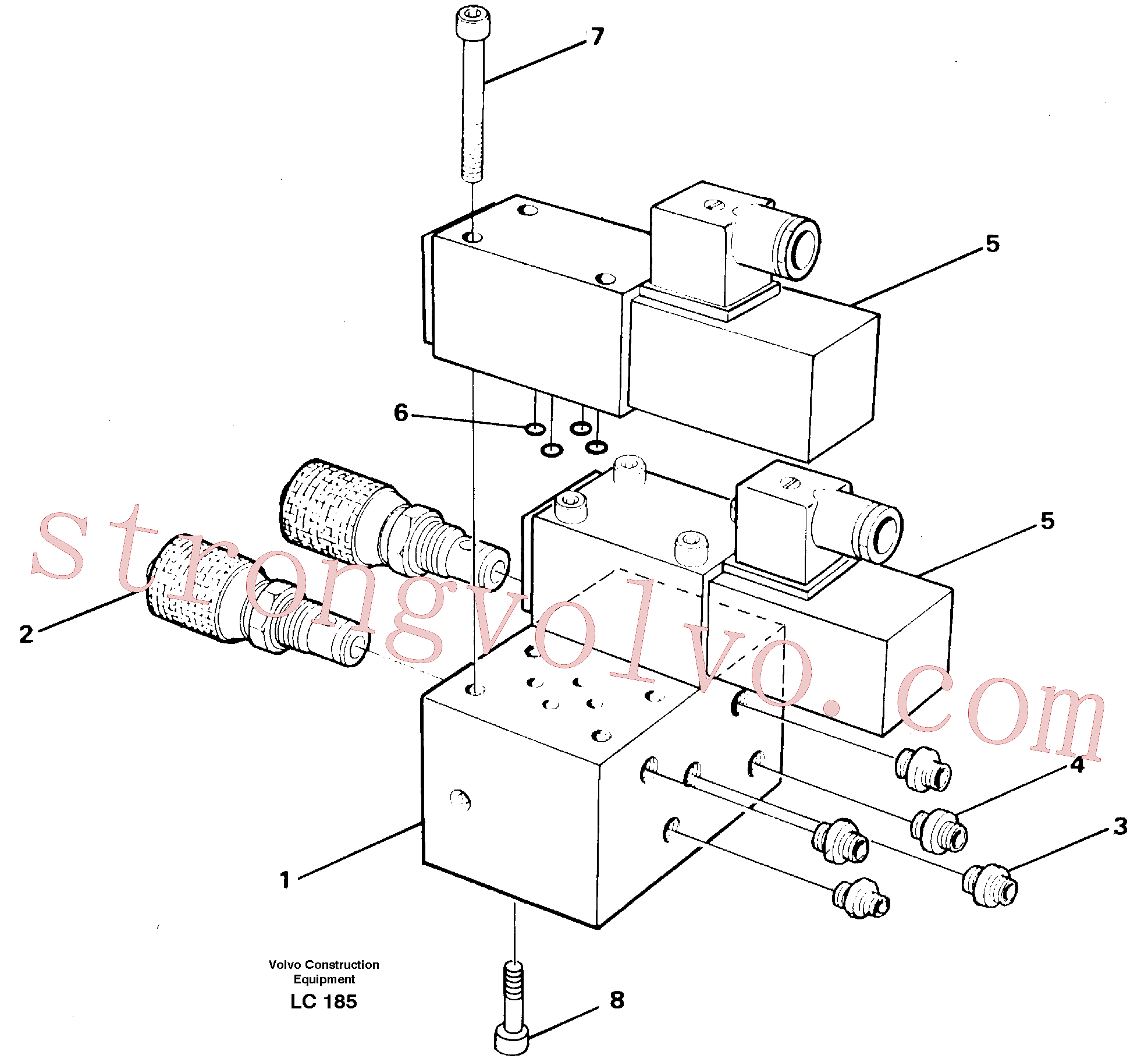 VOE14247352 Volvo(LC185 Montagem)