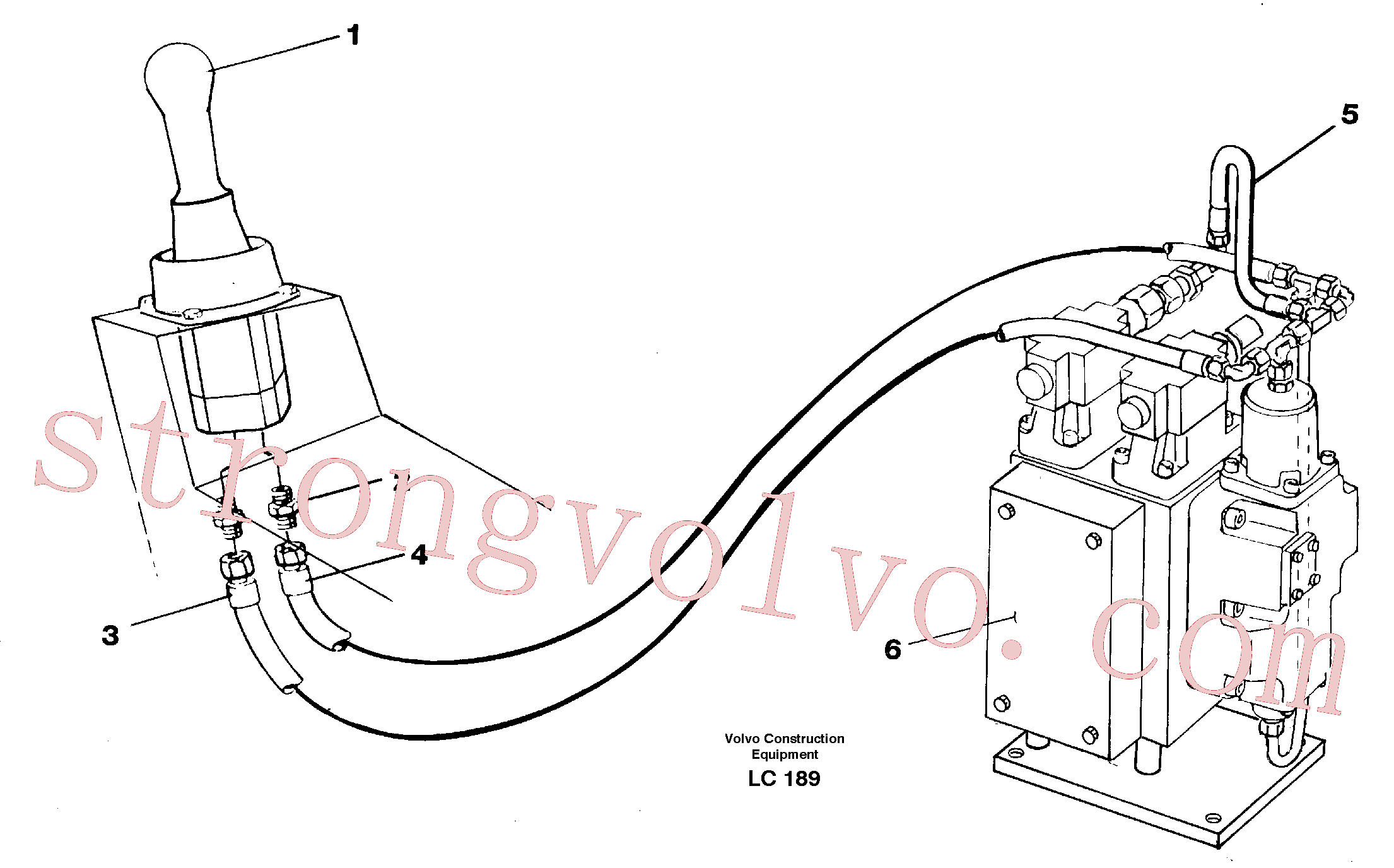 Atacado VOE14265541 Mangueira hidráulica Volvo escavadeira