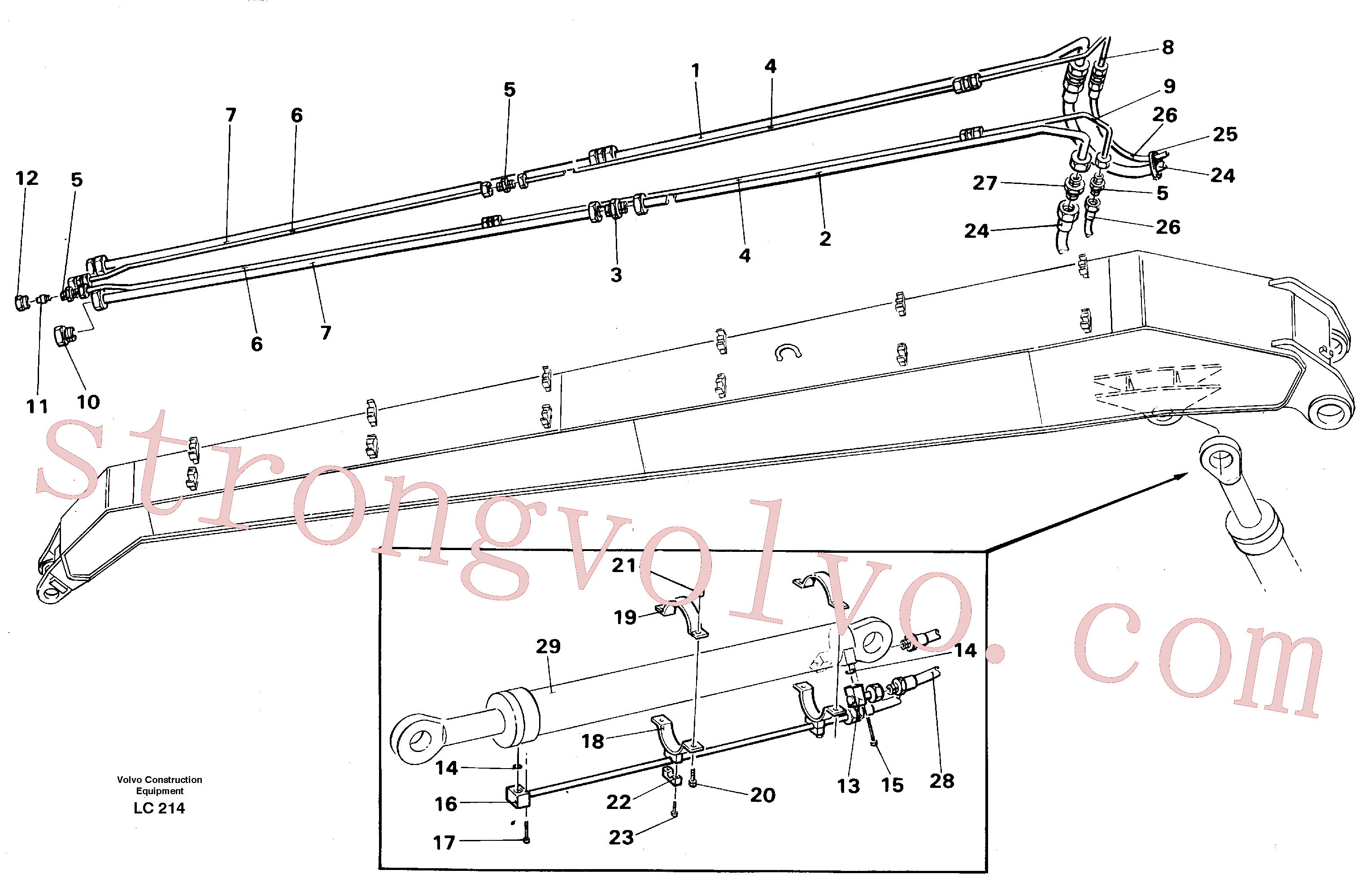 VOE14238363 Volvo(LC214 Montagem)