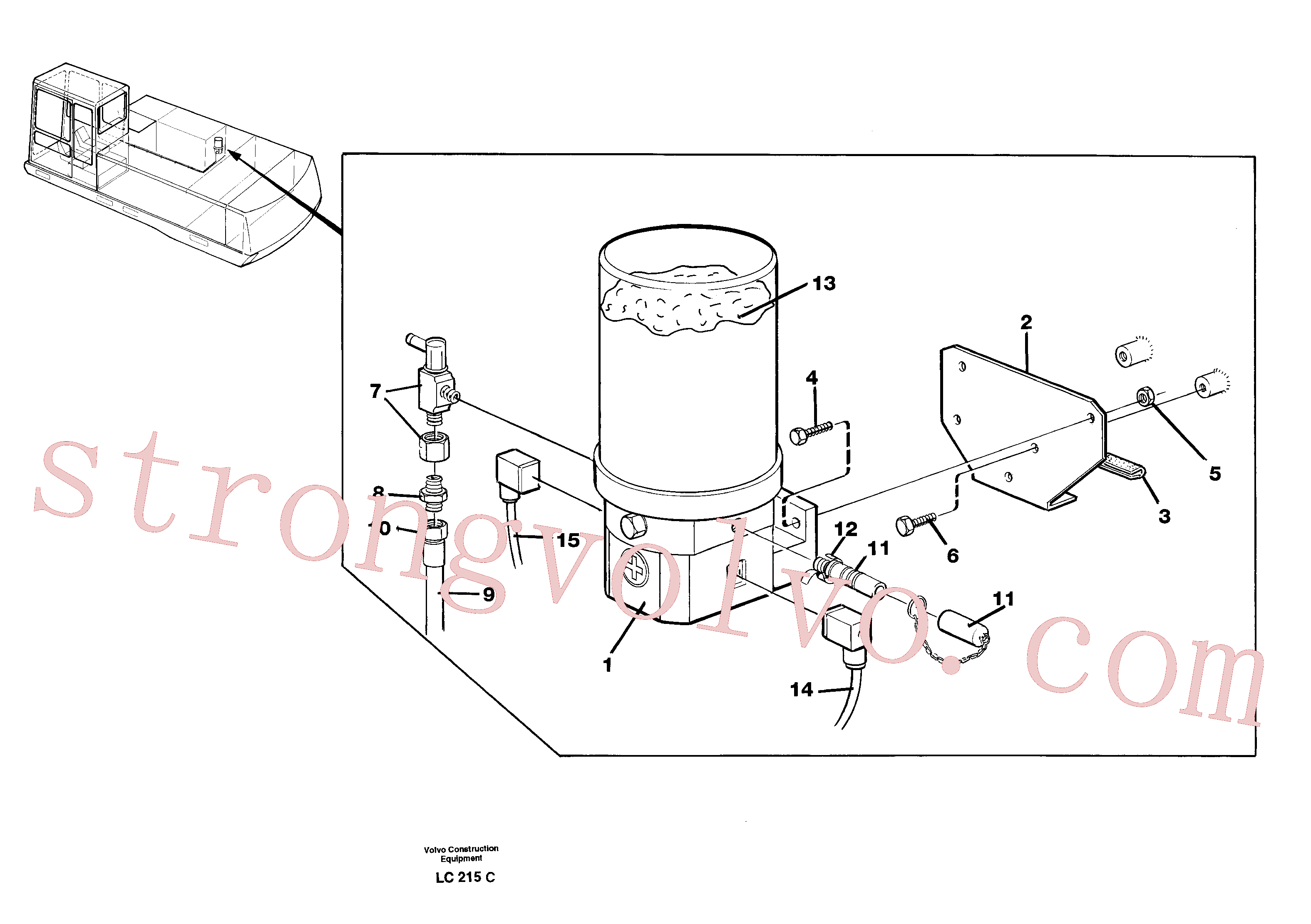 VOE14266637 Volvo(LC215C Montagem)