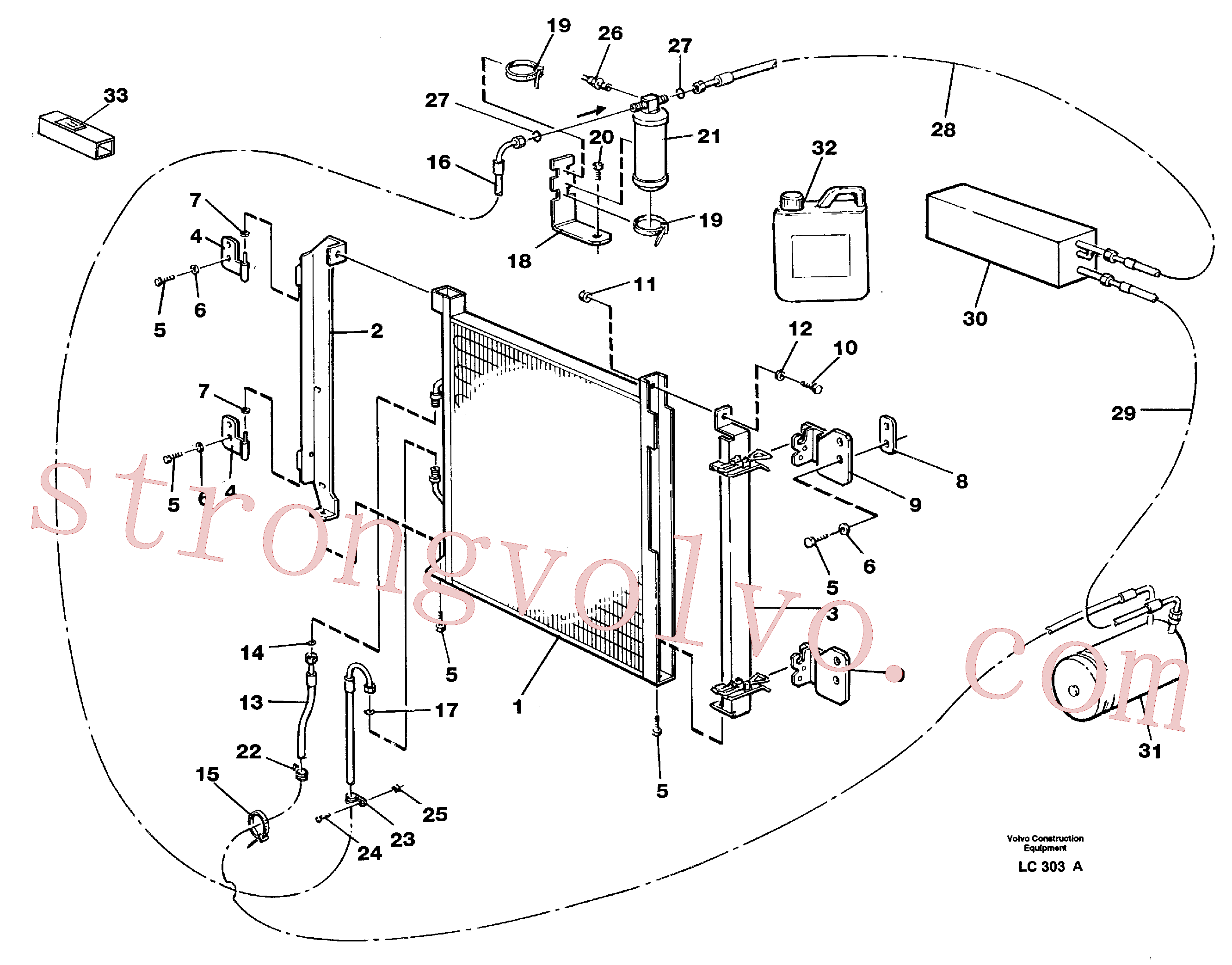 VOE3522589 Volvo(LC303A Montagem)