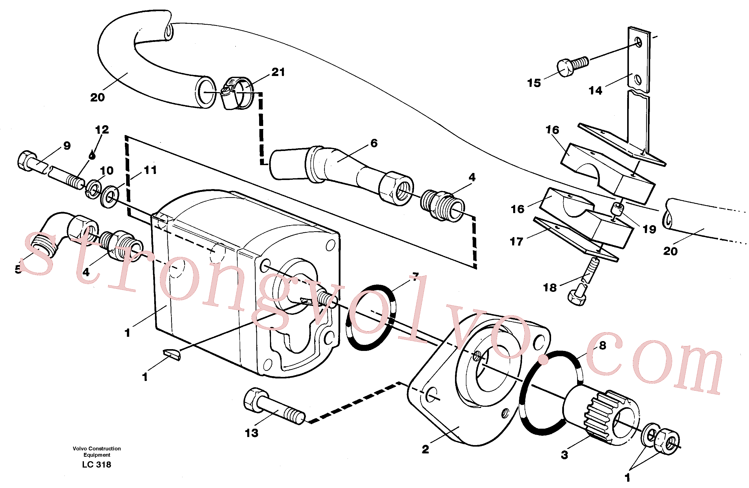 VOE14014886 Volvo(LC318 Montagem)