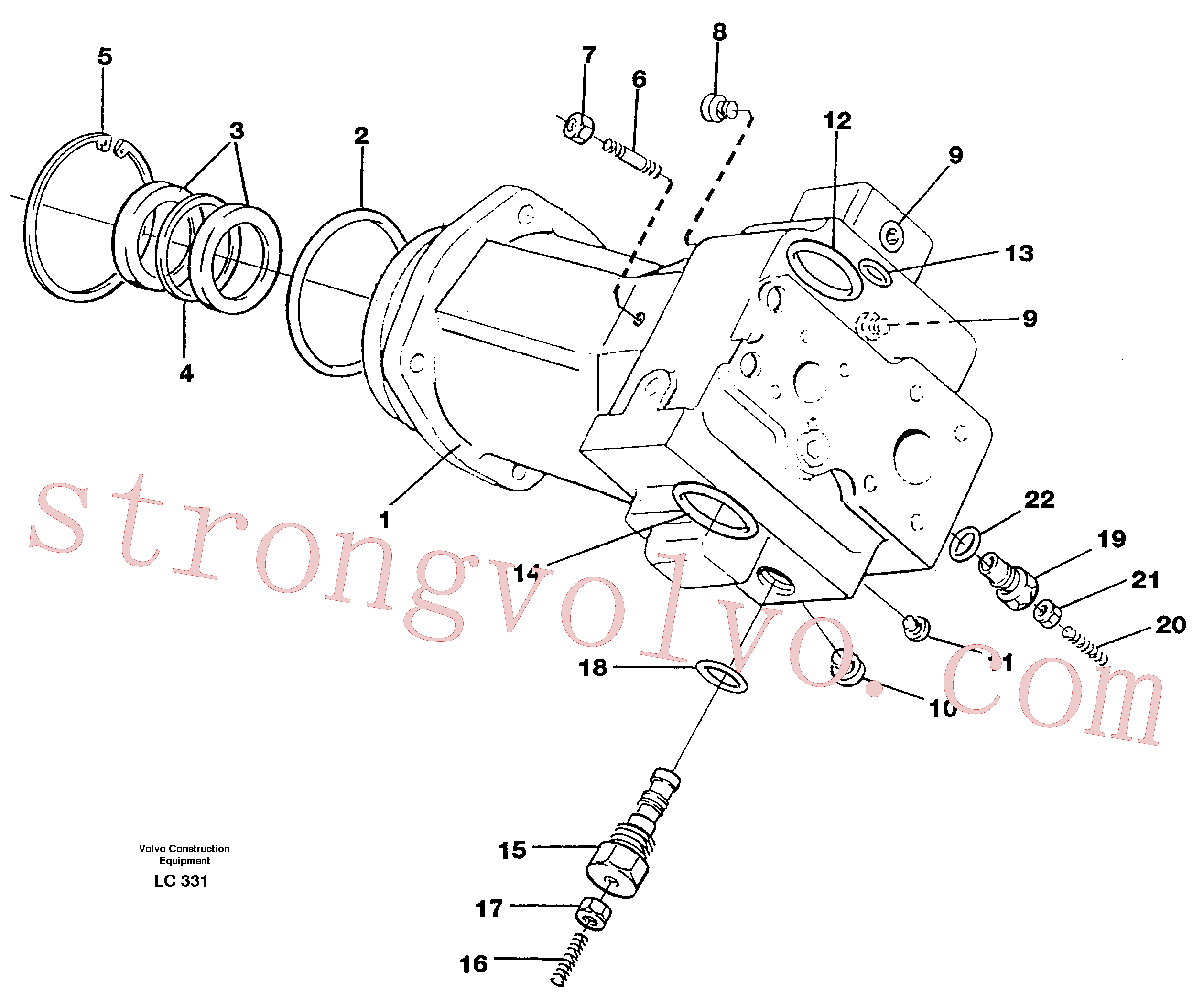 VOE14211928 Volvo Bomba hidráulica(LC331 Montagem)