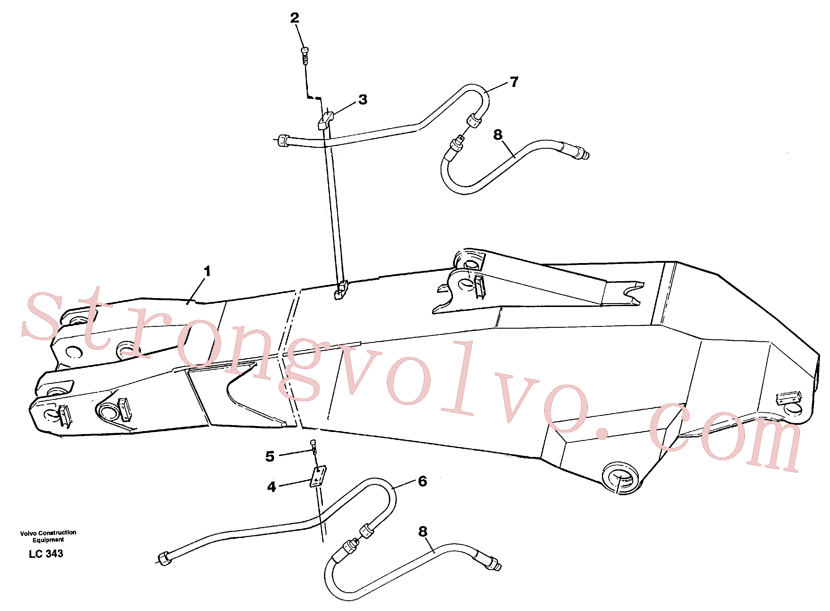 VOE14266508 S Bkt/grab Atch Volvo escavadeira