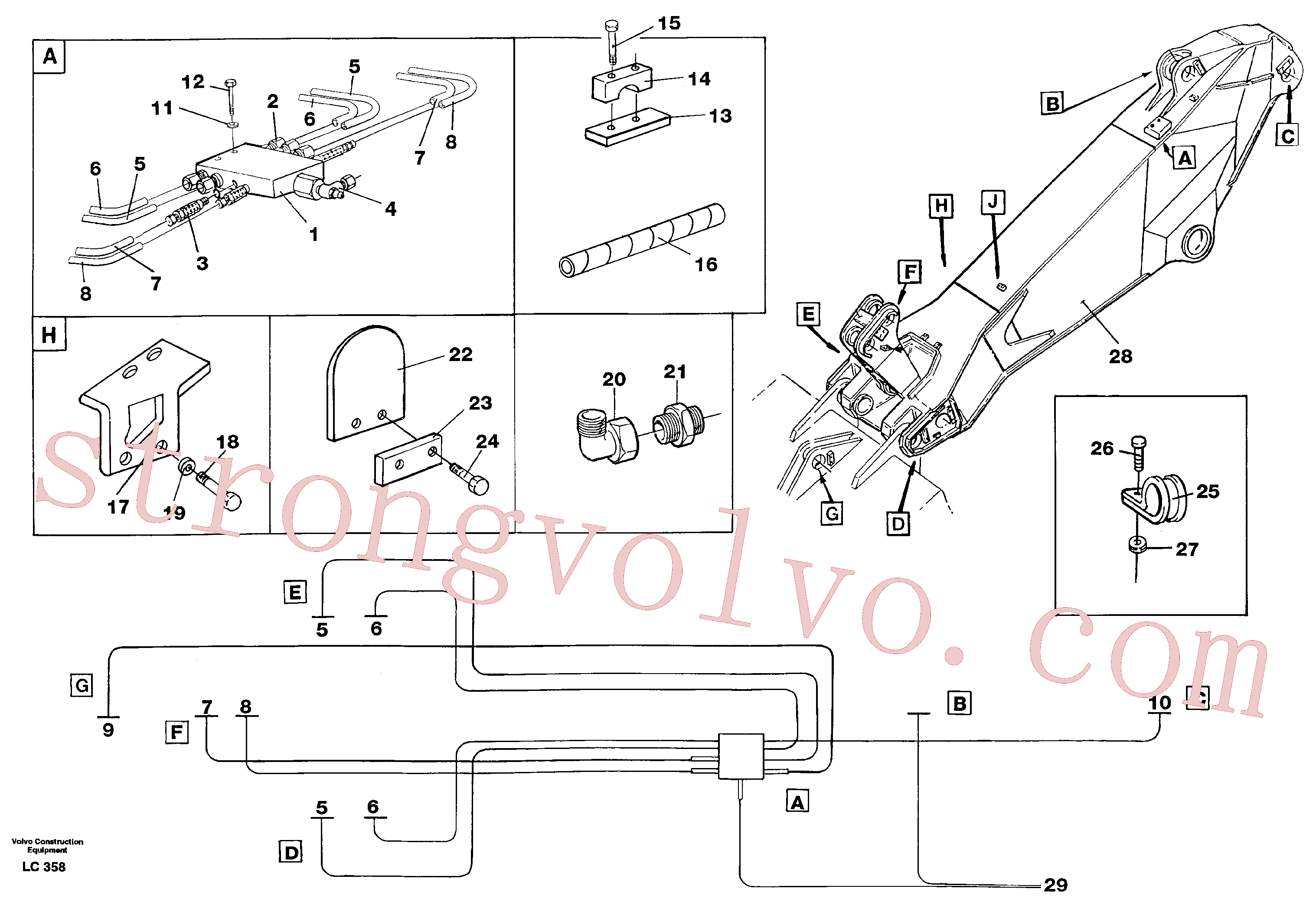 VOE14251100 Volvo(LC358 Montagem)