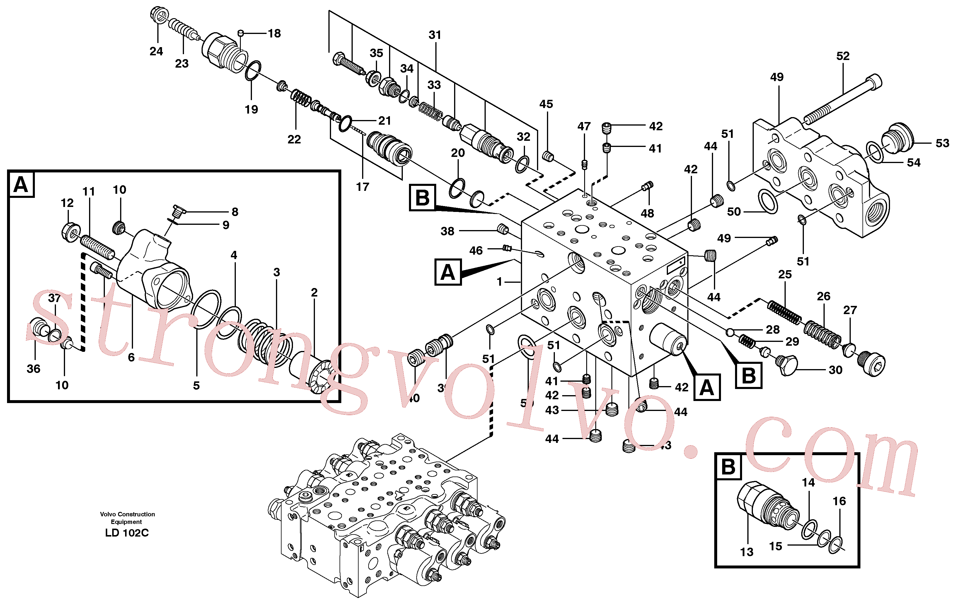 Volvo Acessórios para escavadeira VOE11707342 Bico Acessórios
