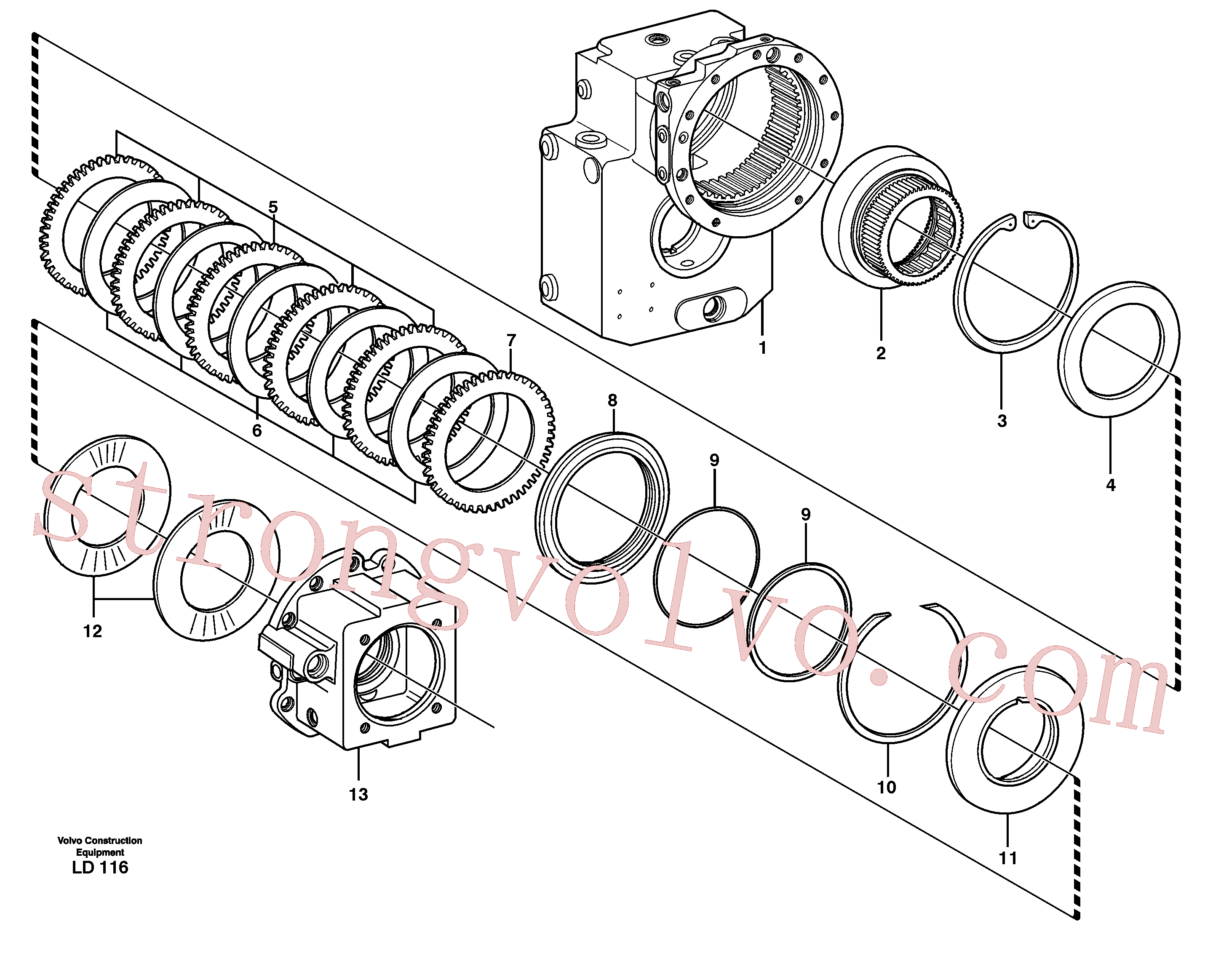 SA8220-02440 Volvo(LD116 Montagem)