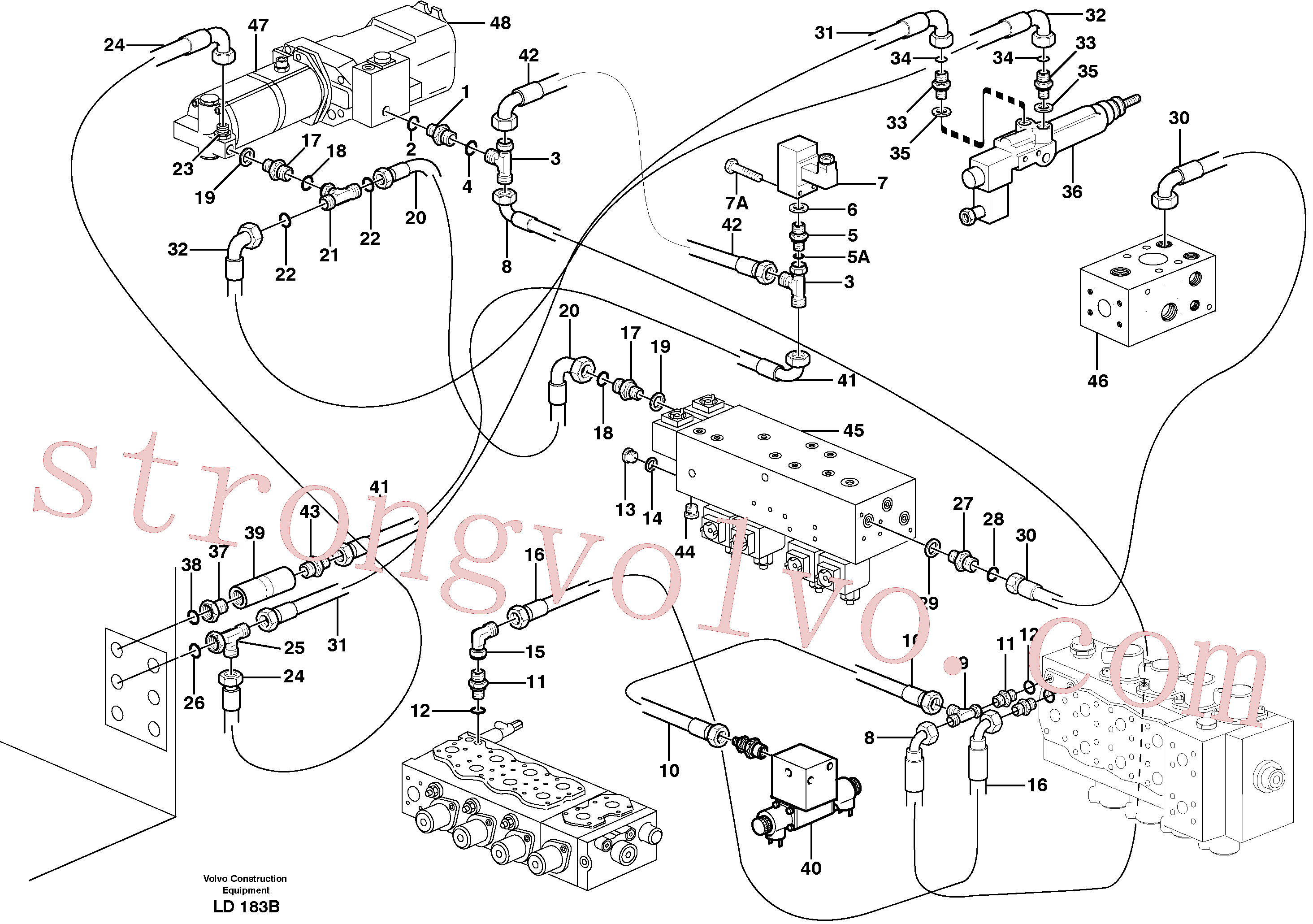 VOE14382422 Volvo(LD183B Montagem)